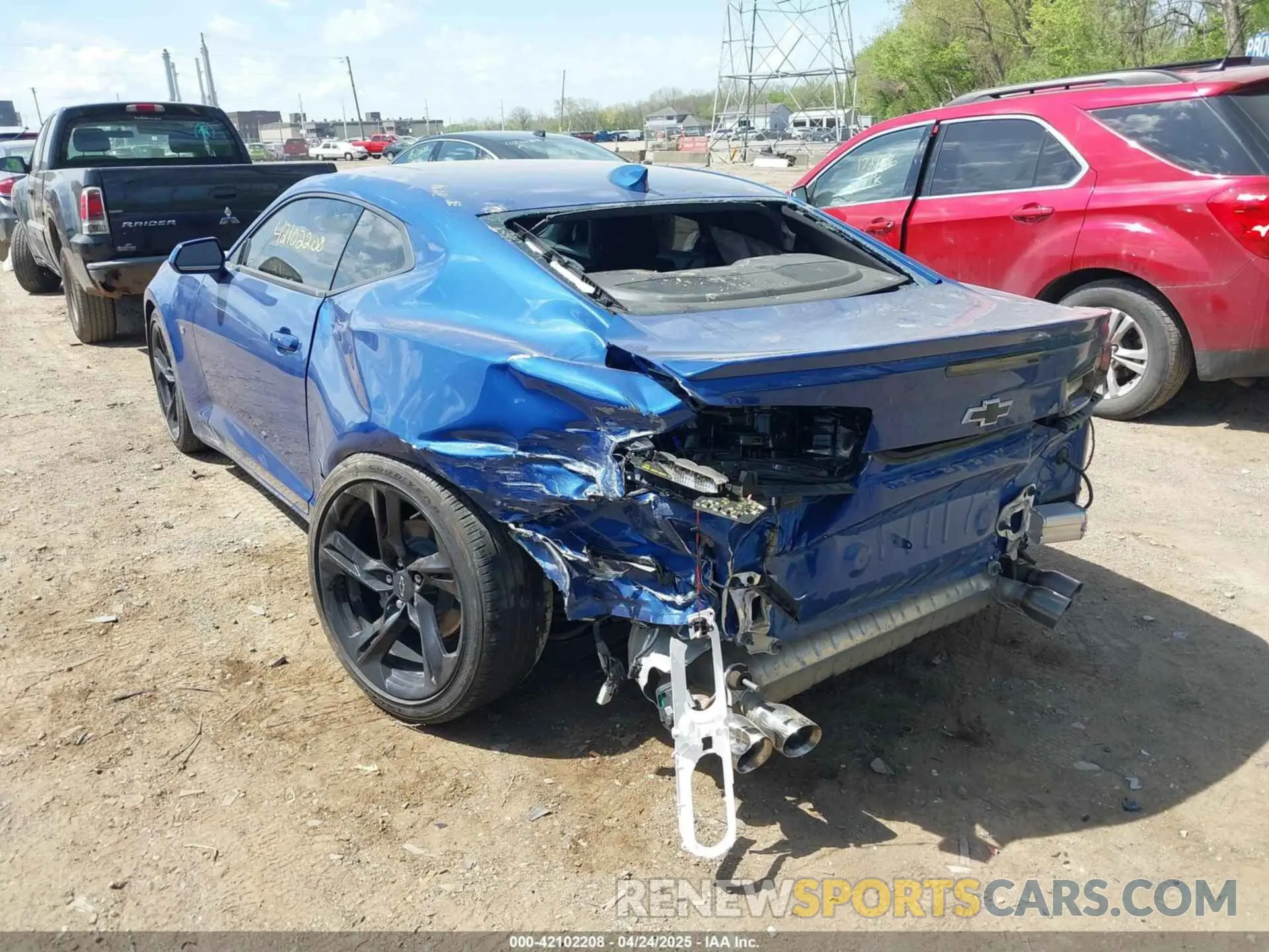 3 Photograph of a damaged car 1G1FD1RS2L0101594 CHEVROLET CAMARO 2020