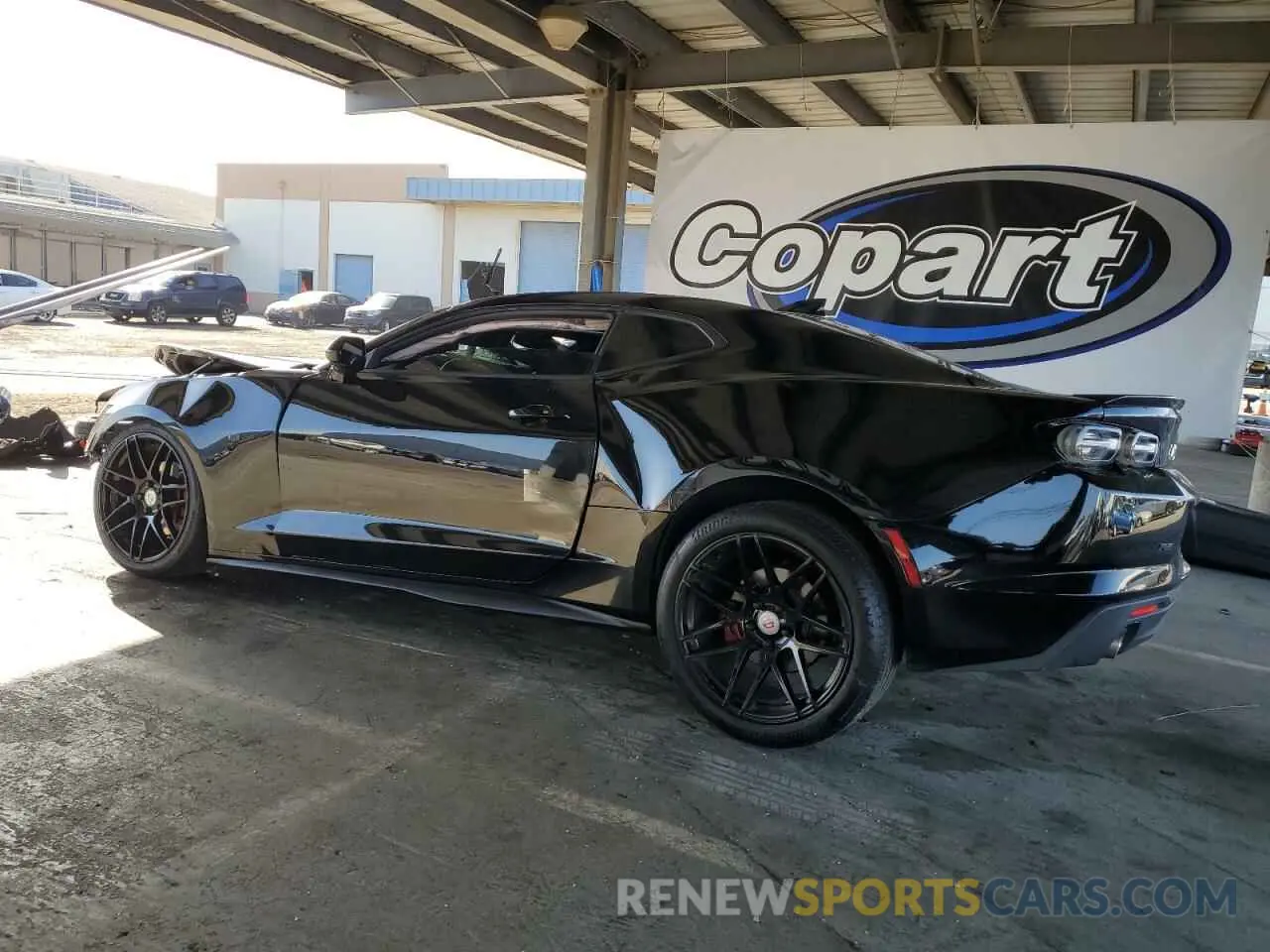 2 Photograph of a damaged car 1G1FD1RS5L0114601 CHEVROLET CAMARO 2020