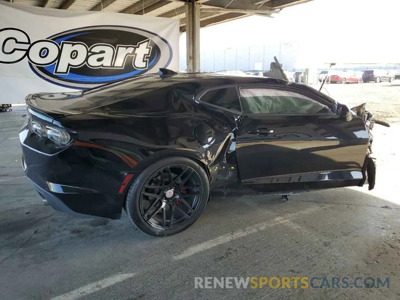3 Photograph of a damaged car 1G1FD1RS5L0114601 CHEVROLET CAMARO 2020