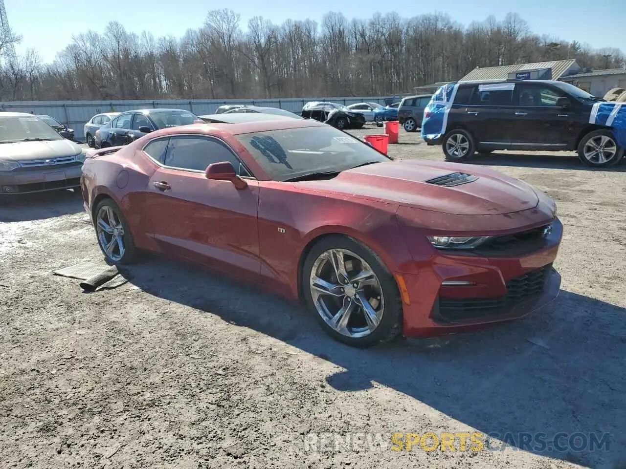4 Photograph of a damaged car 1G1FF1R70L0103088 CHEVROLET CAMARO 2020