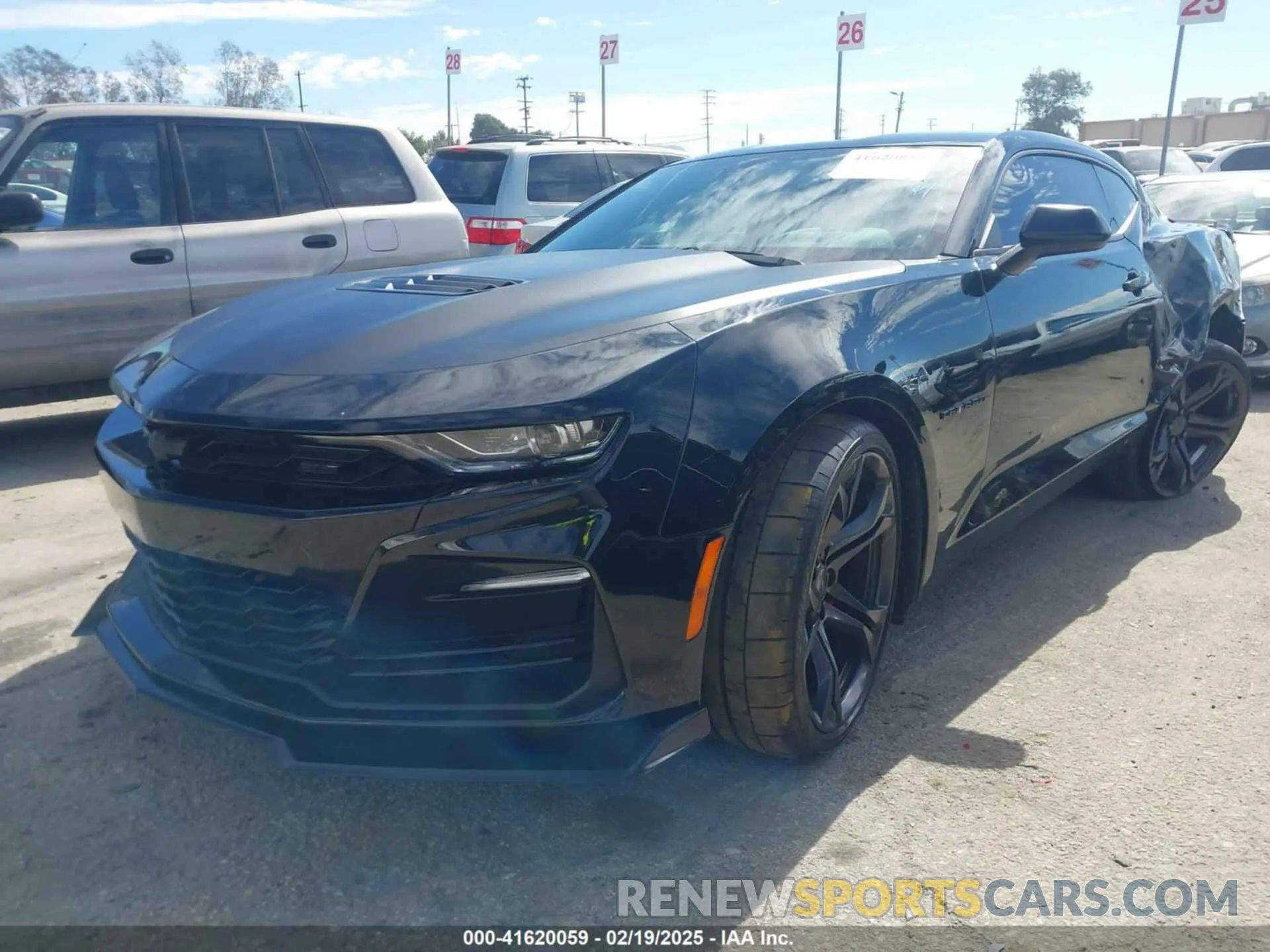 2 Photograph of a damaged car 1G1FG1R72L0138437 CHEVROLET CAMARO 2020