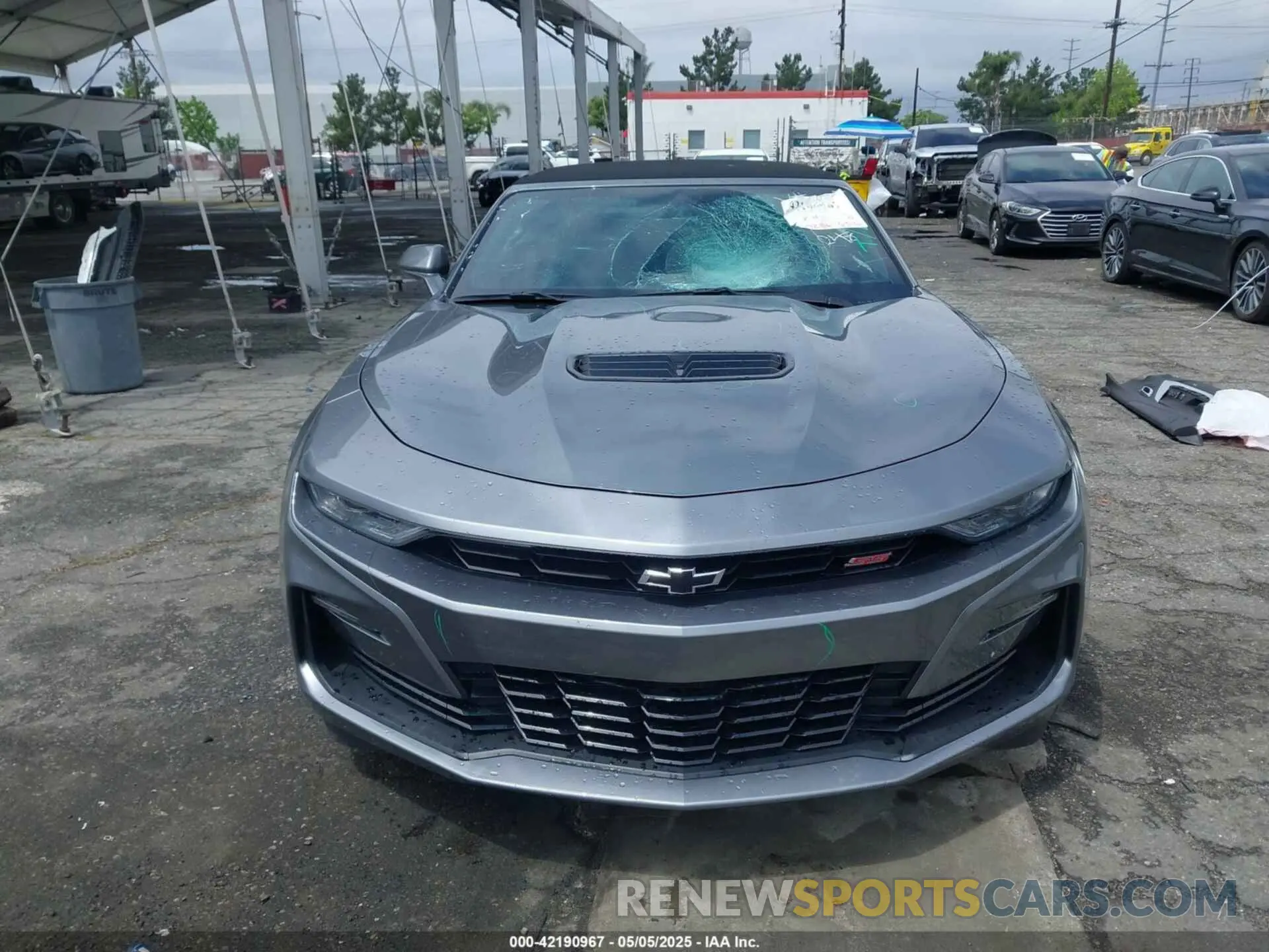 6 Photograph of a damaged car 1G1FG3D75L0111560 CHEVROLET CAMARO 2020