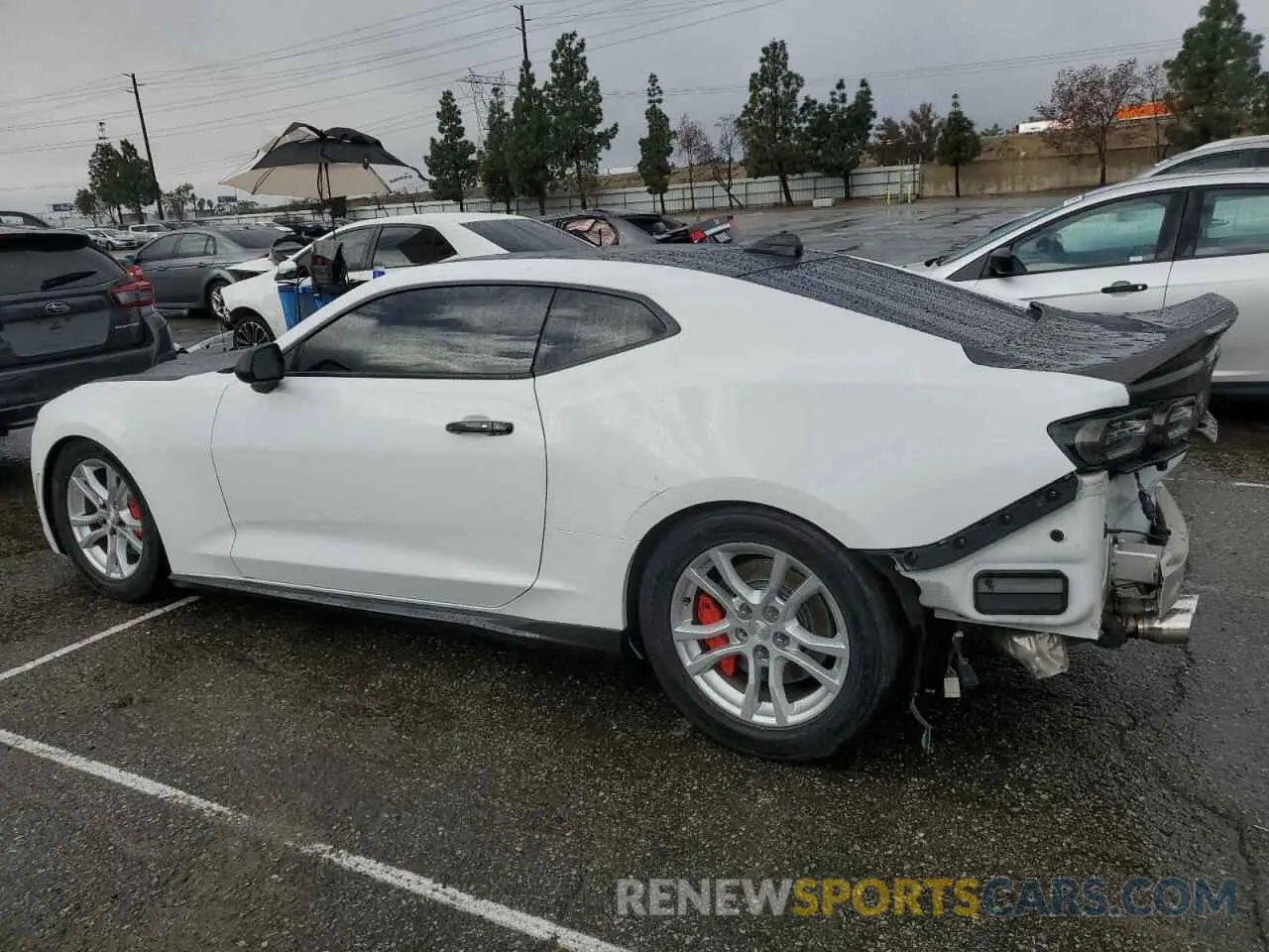 2 Photograph of a damaged car 1G1FH1R7XL0106106 CHEVROLET CAMARO 2020