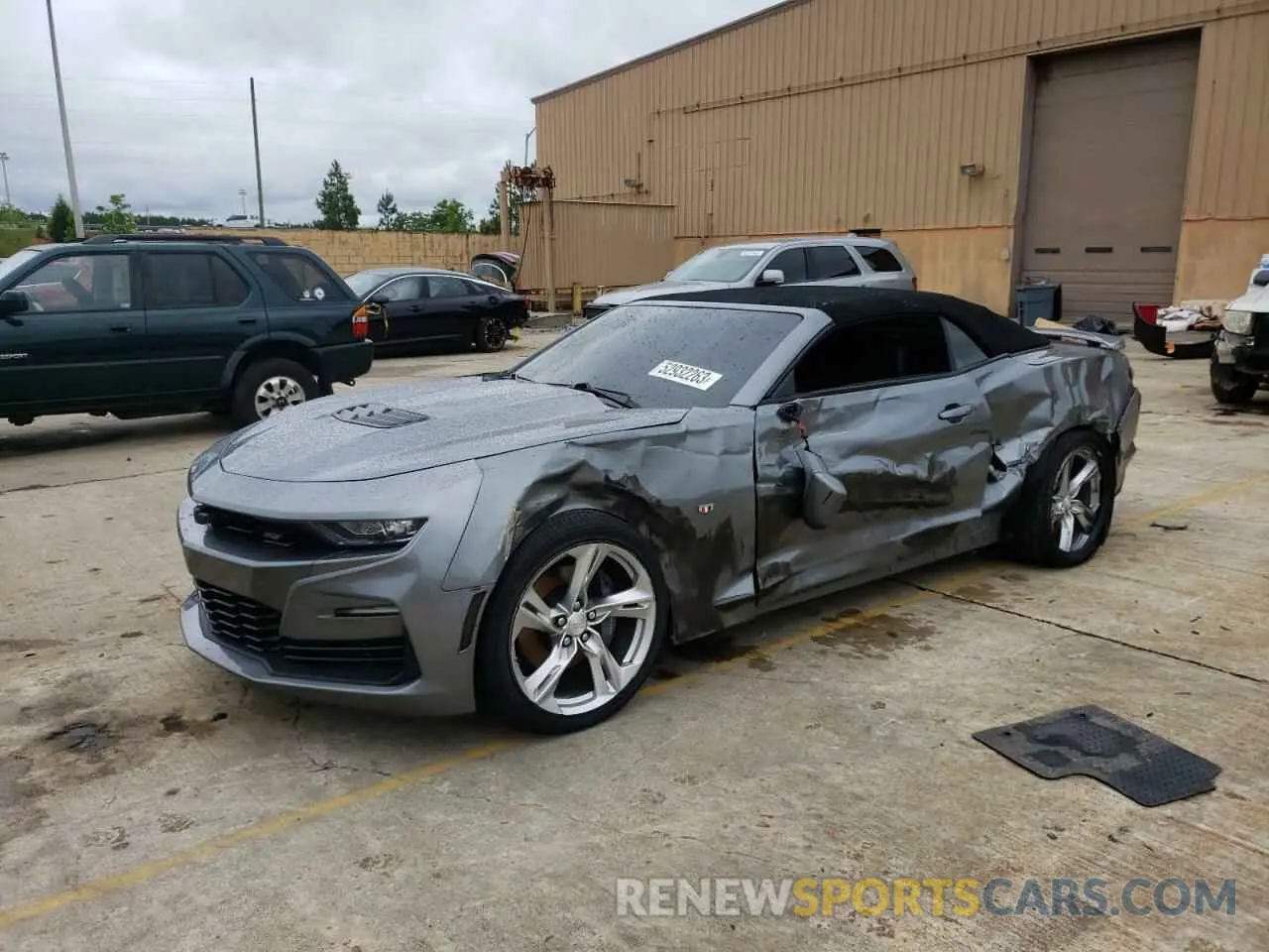 1 Фотография поврежденного автомобиля 1G1FH3D71L0132368 CHEVROLET CAMARO 2020