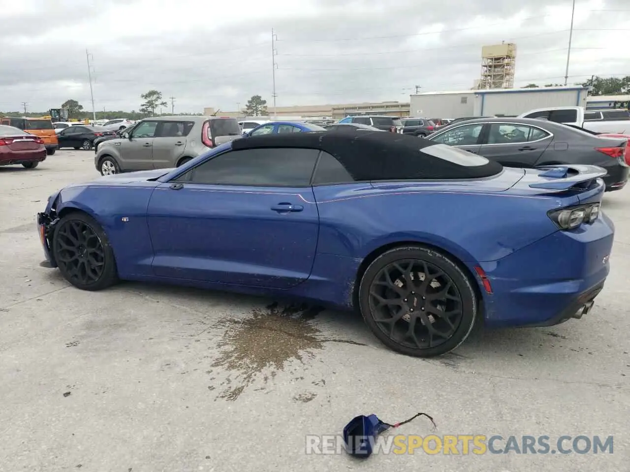 2 Photograph of a damaged car 1G1FH3D74L0127357 CHEVROLET CAMARO 2020