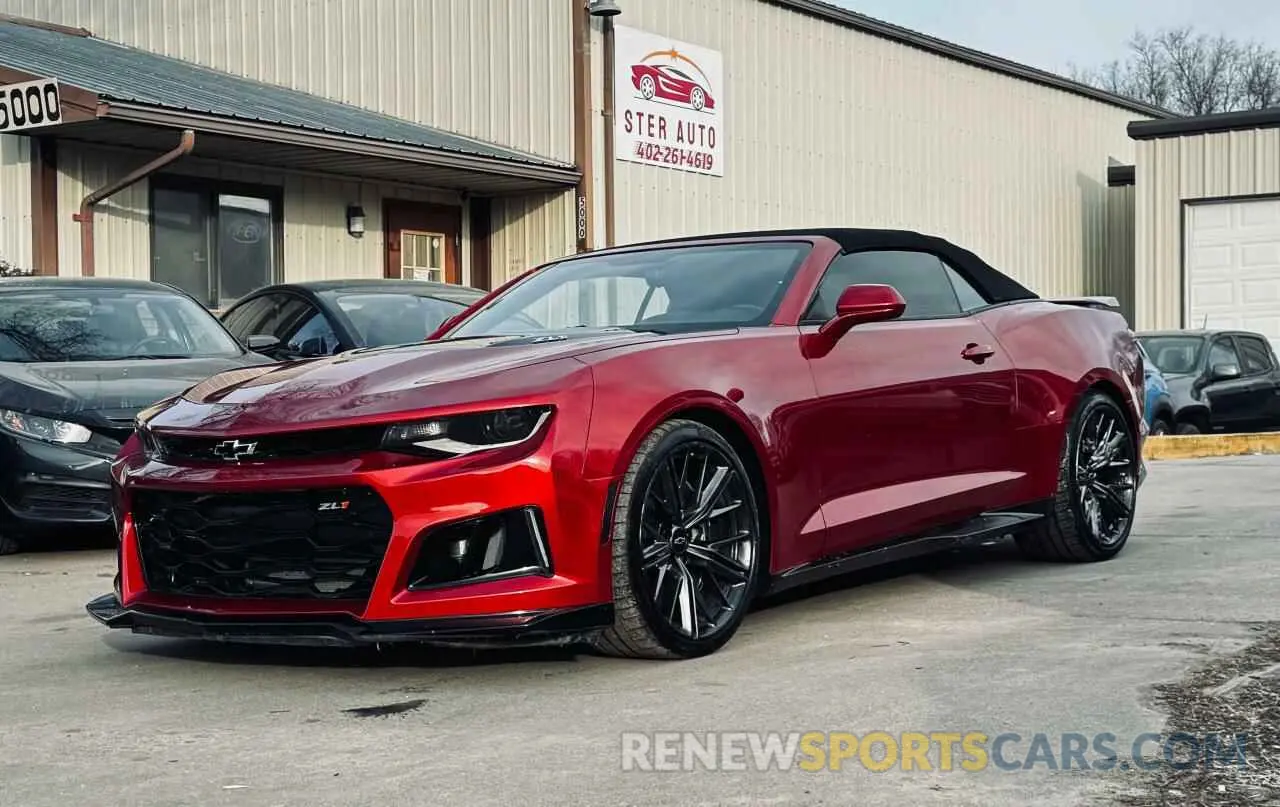 2 Photograph of a damaged car 1G1FK3D6XL0139943 CHEVROLET CAMARO 2020