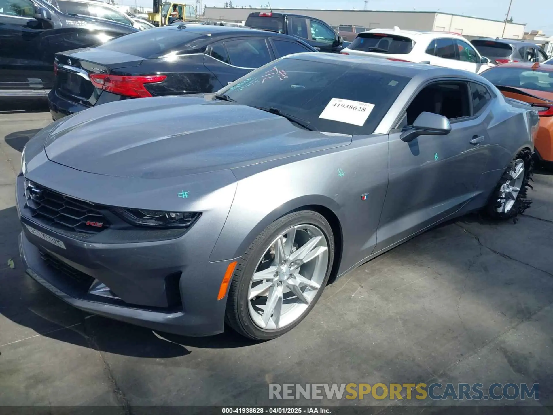 2 Фотография поврежденного автомобиля 1G1FB1RS0M0102492 CHEVROLET CAMARO 2021