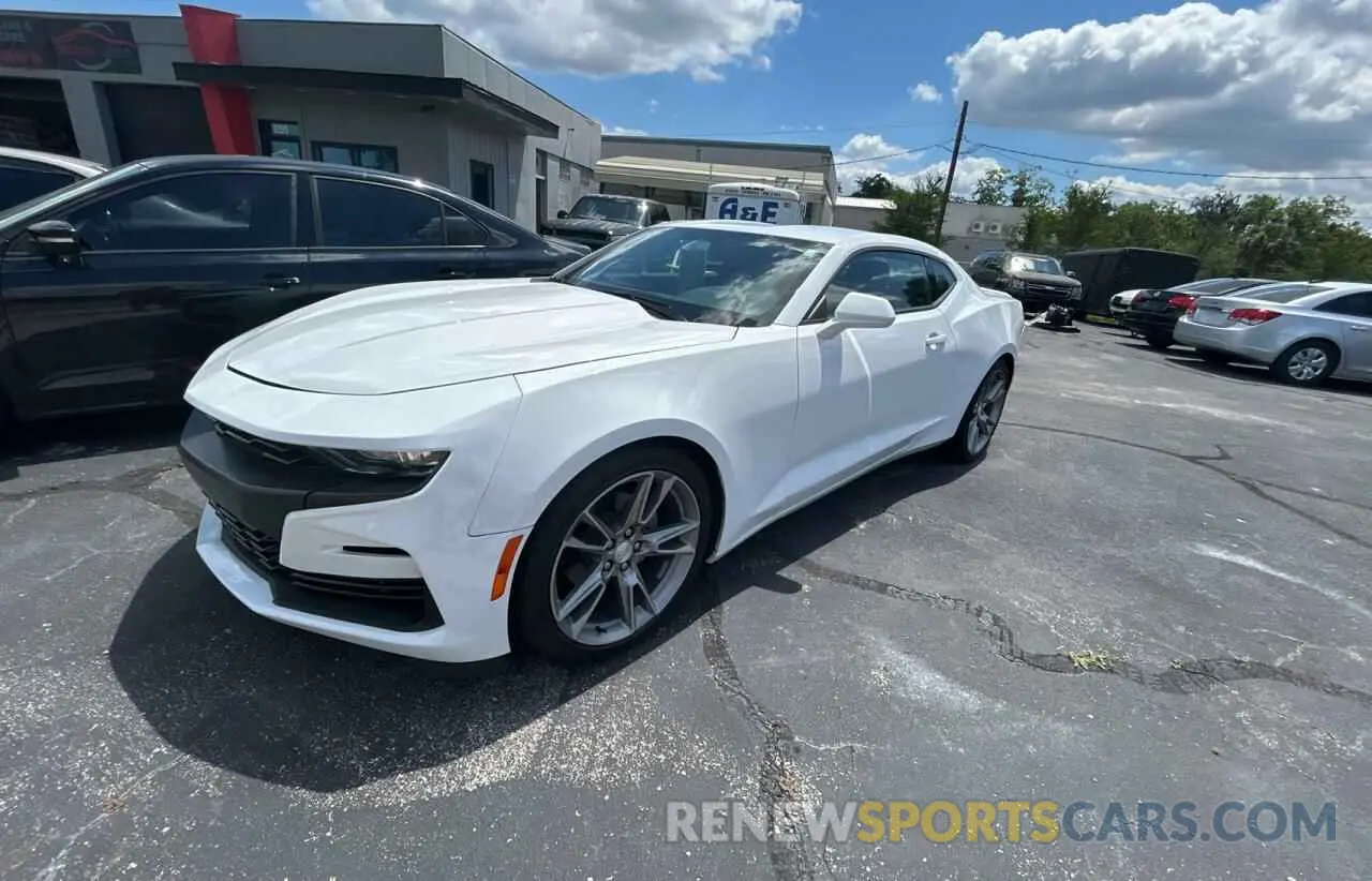 2 Photograph of a damaged car 1G1FB1RS0M0109877 CHEVROLET CAMARO 2021