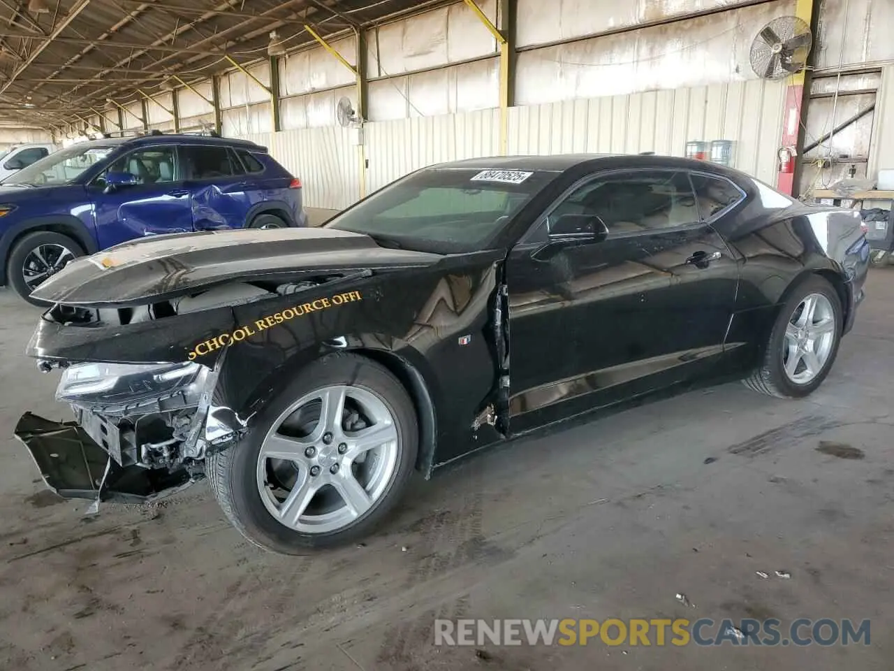 1 Photograph of a damaged car 1G1FB1RS2M0122212 CHEVROLET CAMARO 2021