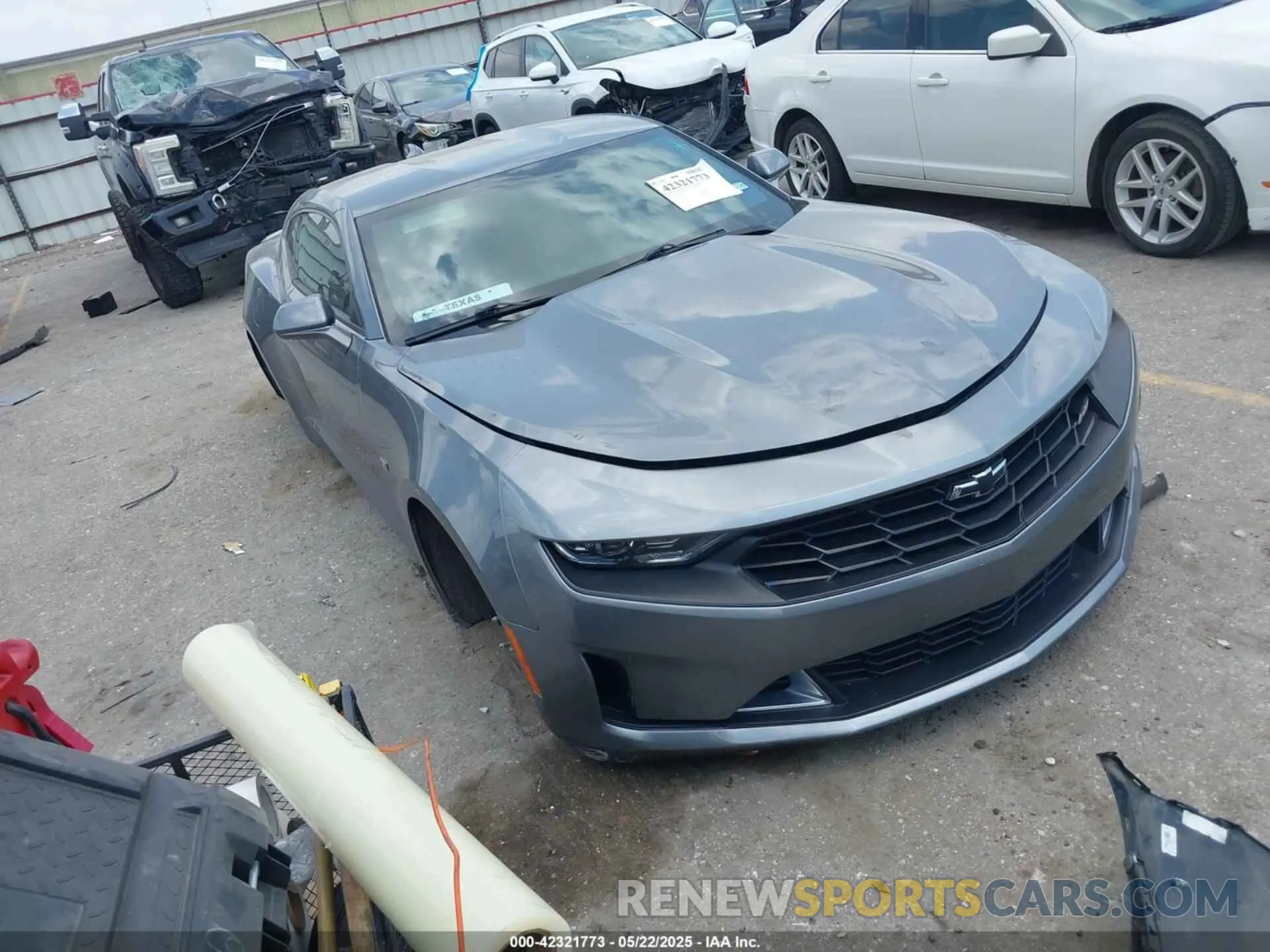 1 Photograph of a damaged car 1G1FB1RS3M0101028 CHEVROLET CAMARO 2021