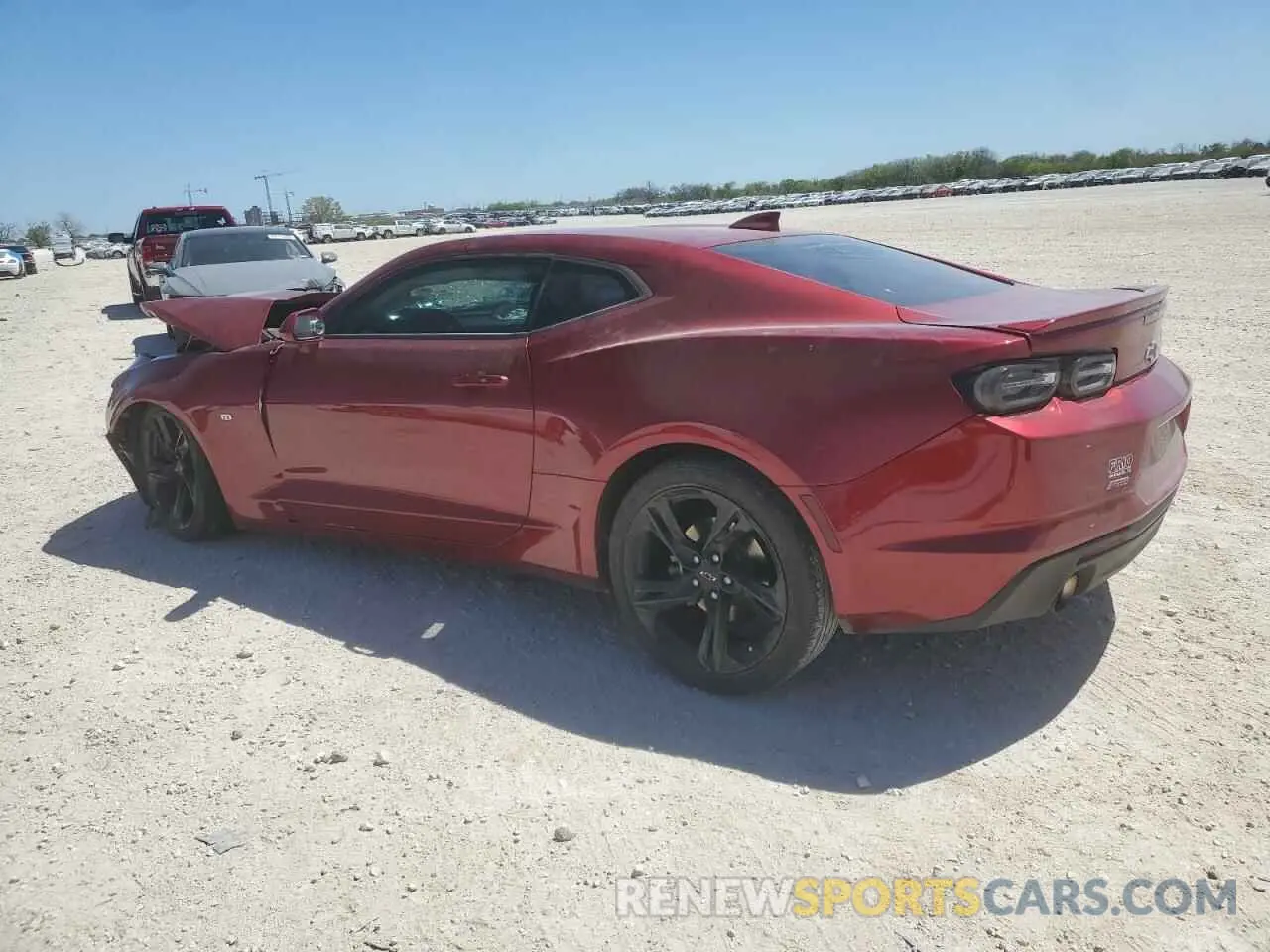 2 Photograph of a damaged car 1G1FB1RS4M0103810 CHEVROLET CAMARO 2021
