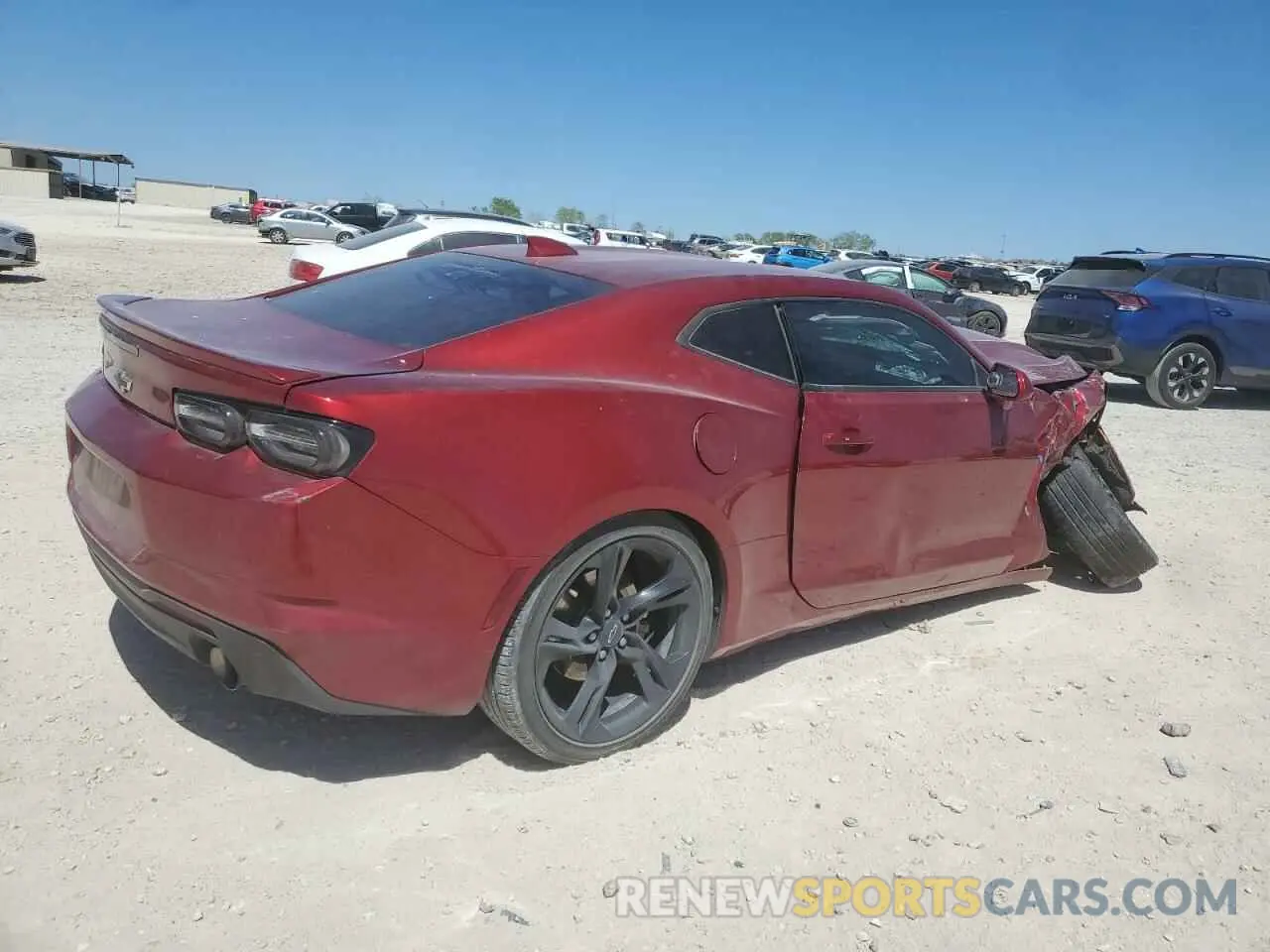 3 Photograph of a damaged car 1G1FB1RS4M0103810 CHEVROLET CAMARO 2021