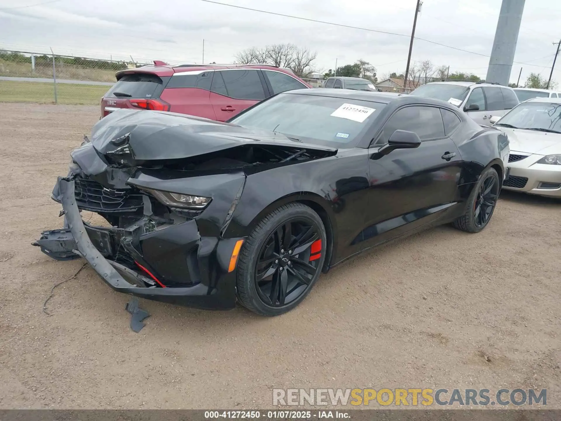2 Фотография поврежденного автомобиля 1G1FB1RS6M0102772 CHEVROLET CAMARO 2021