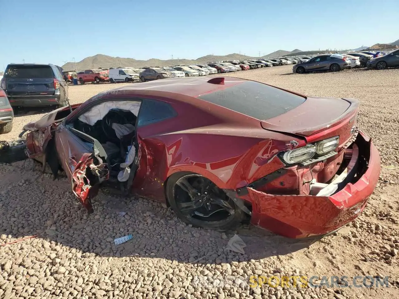 2 Фотография поврежденного автомобиля 1G1FB1RS6M0112573 CHEVROLET CAMARO 2021