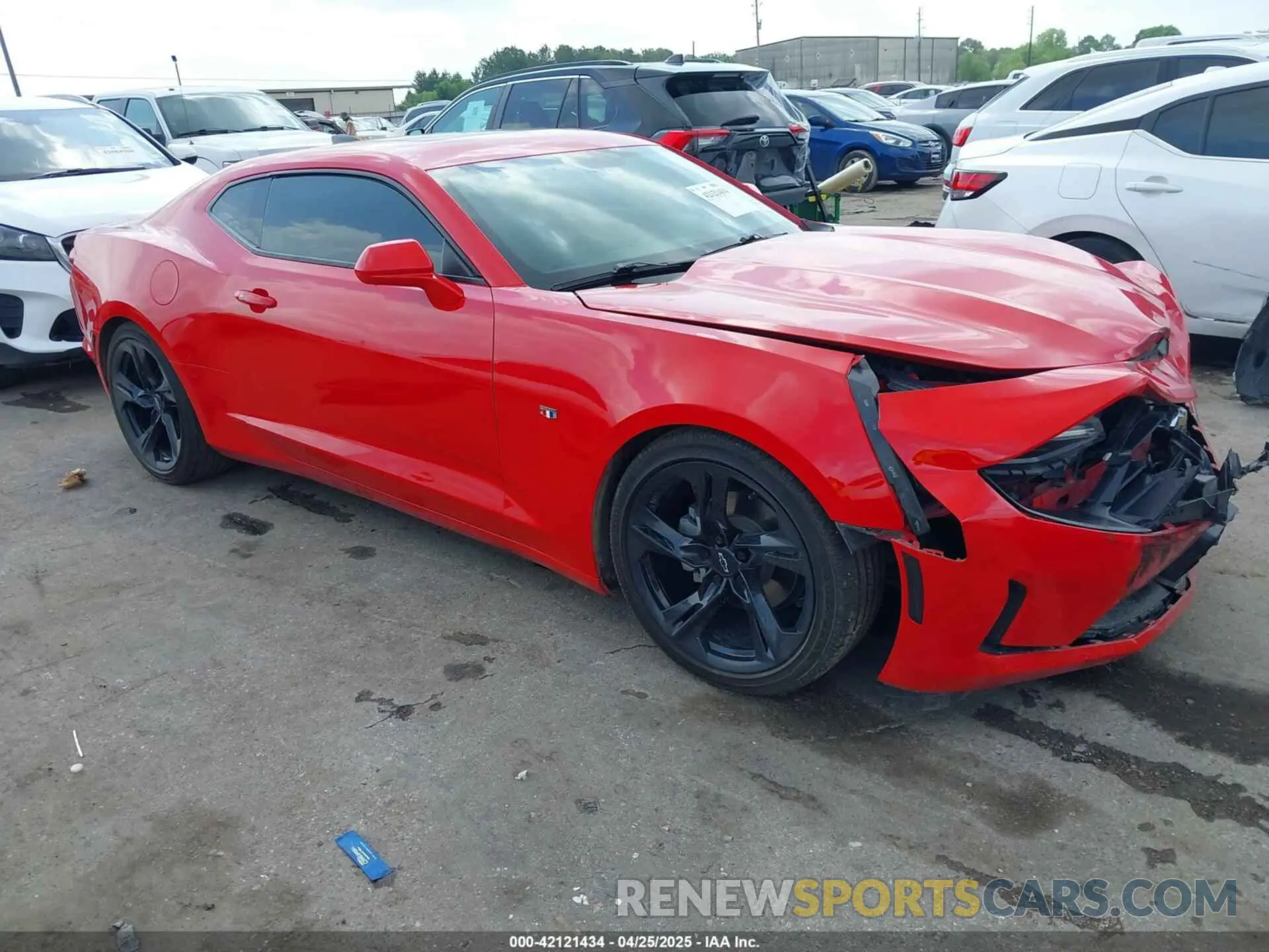 1 Фотография поврежденного автомобиля 1G1FB1RS8M0141881 CHEVROLET CAMARO 2021
