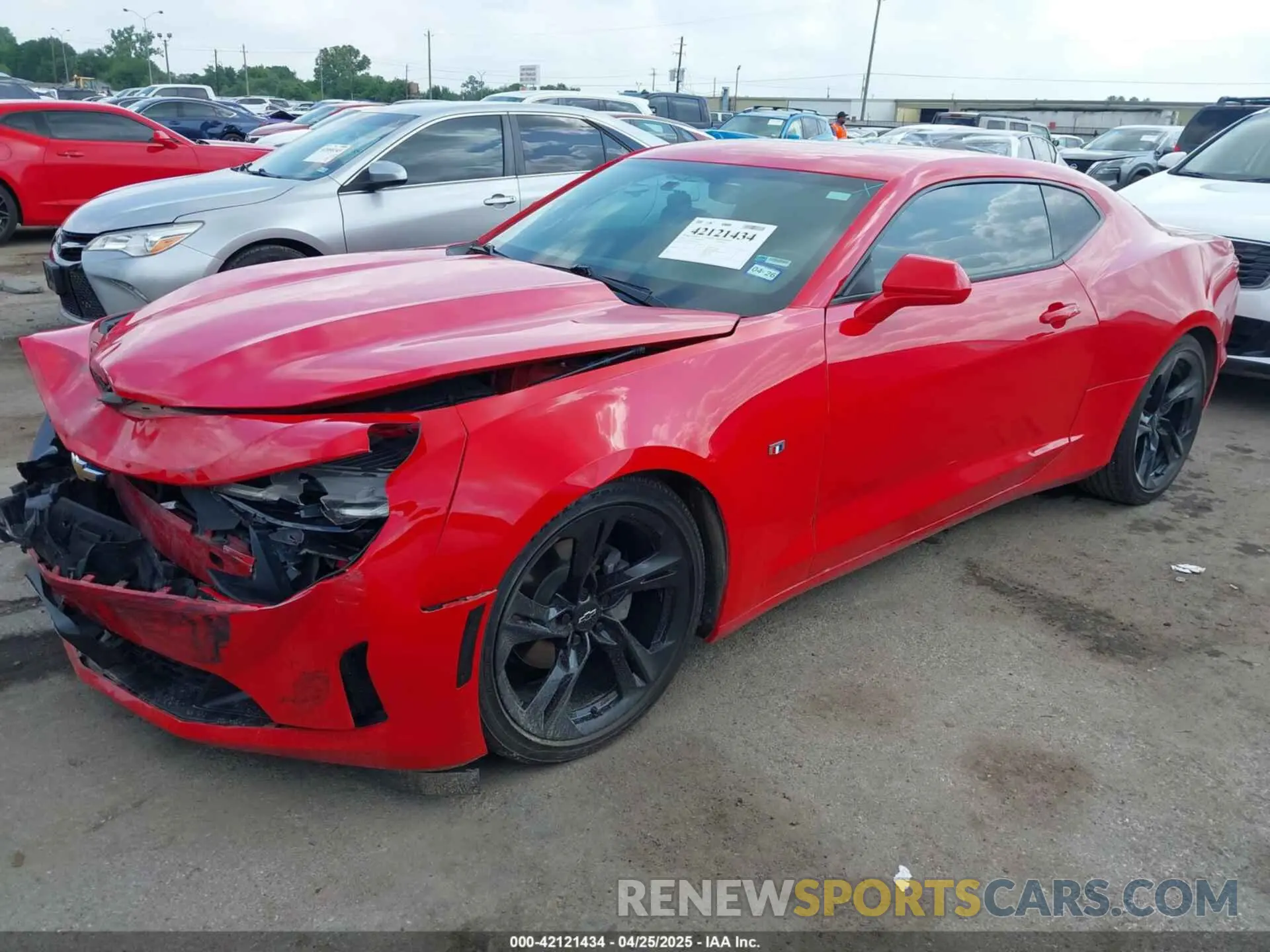 2 Фотография поврежденного автомобиля 1G1FB1RS8M0141881 CHEVROLET CAMARO 2021