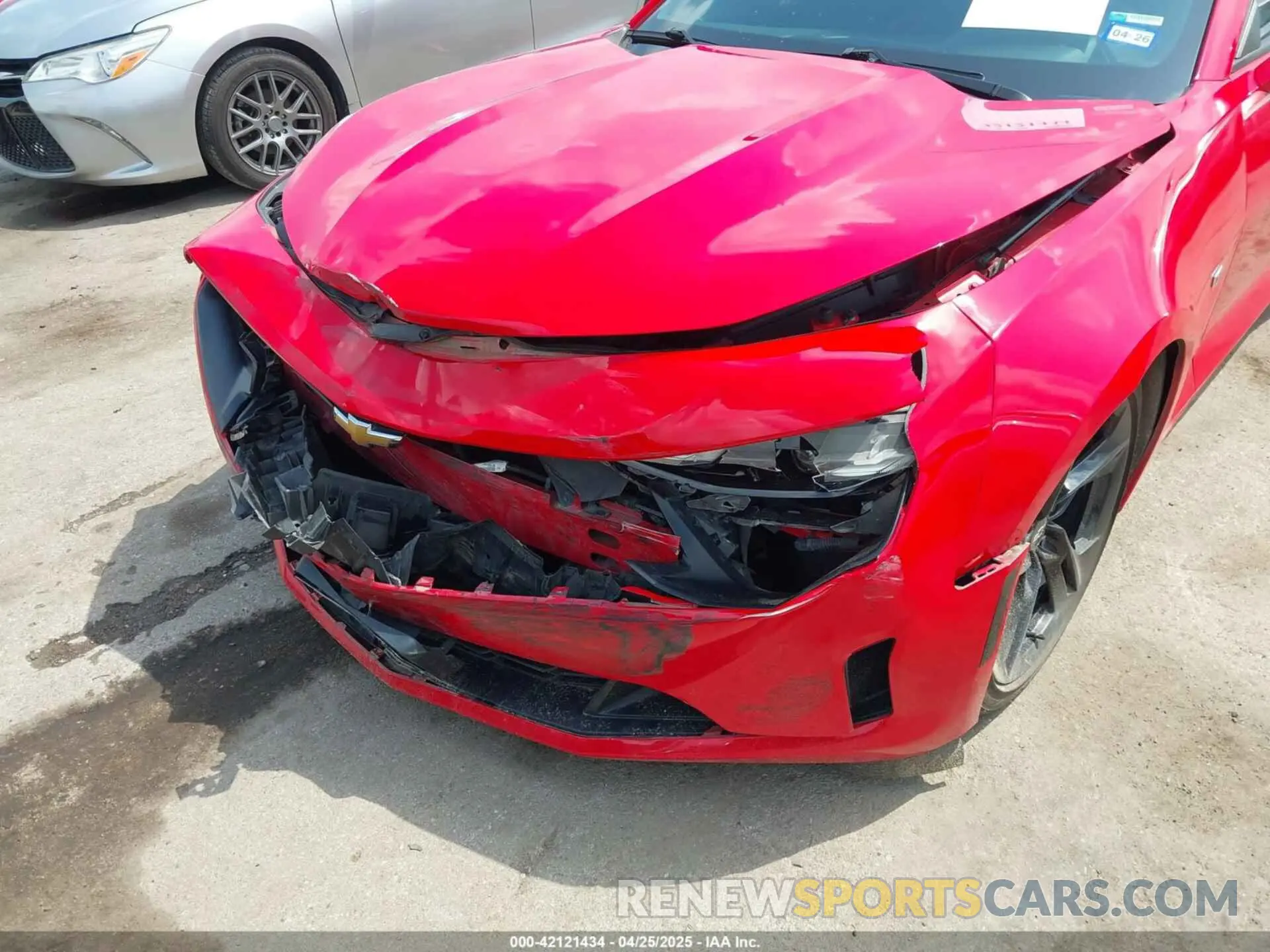 6 Фотография поврежденного автомобиля 1G1FB1RS8M0141881 CHEVROLET CAMARO 2021