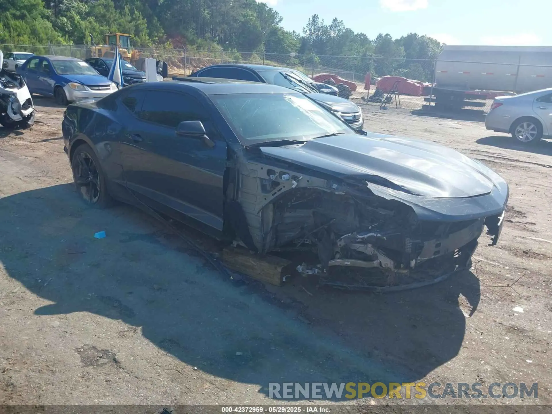 1 Фотография поврежденного автомобиля 1G1FB1RS9M0100465 CHEVROLET CAMARO 2021