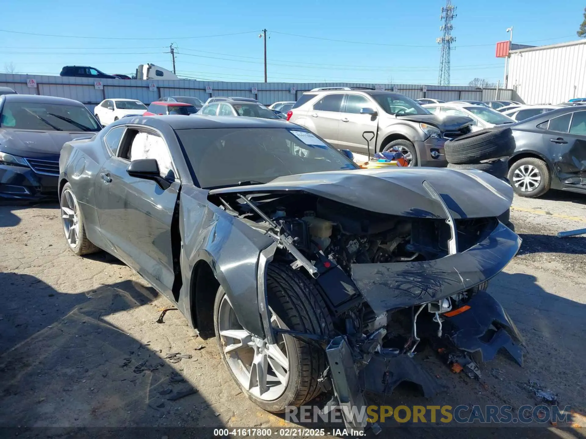 1 Photograph of a damaged car 1G1FB1RSXM0132471 CHEVROLET CAMARO 2021