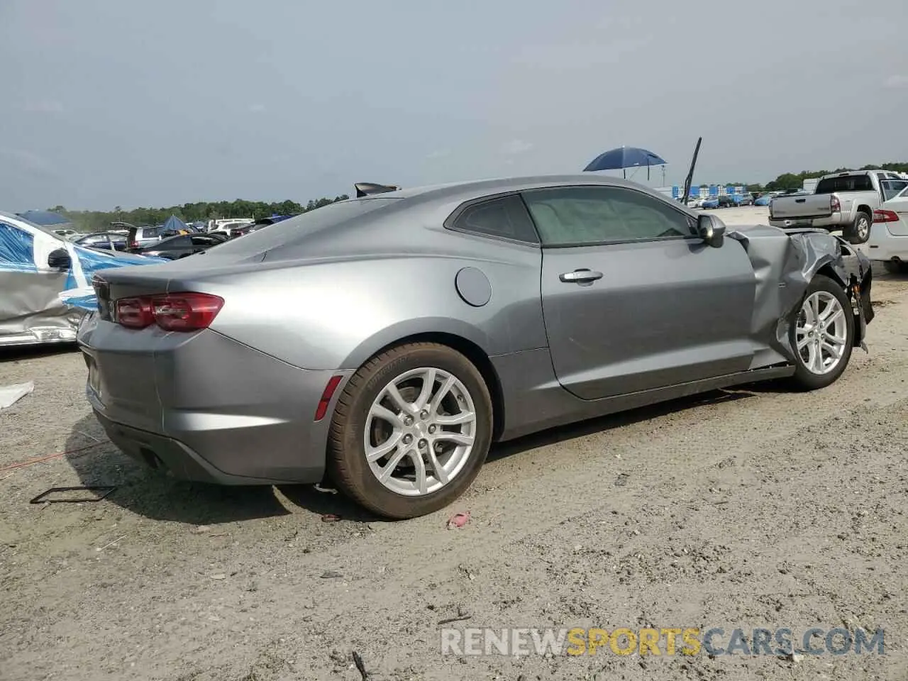 3 Фотография поврежденного автомобиля 1G1FB1RX0M0124617 CHEVROLET CAMARO 2021