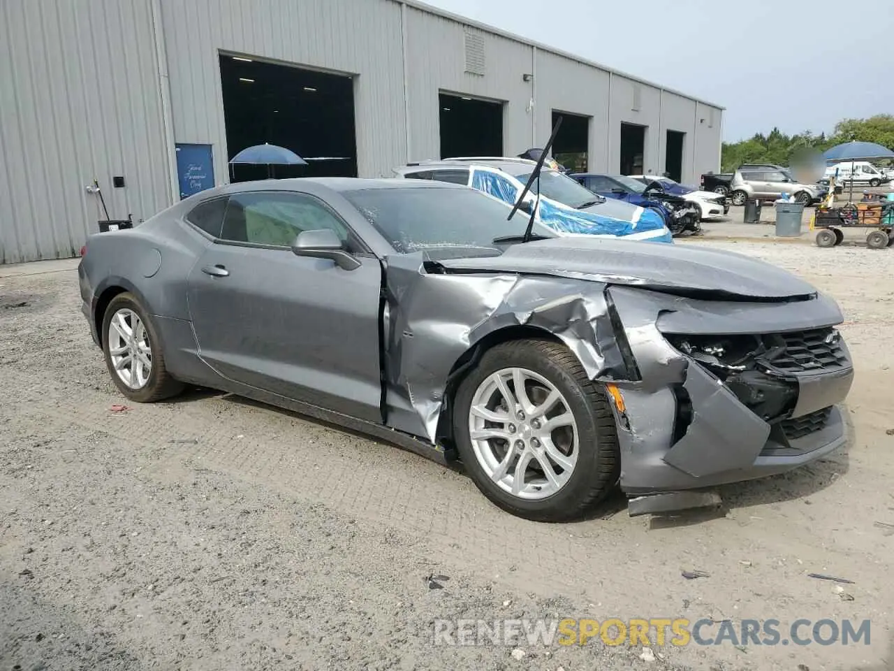 4 Фотография поврежденного автомобиля 1G1FB1RX0M0124617 CHEVROLET CAMARO 2021