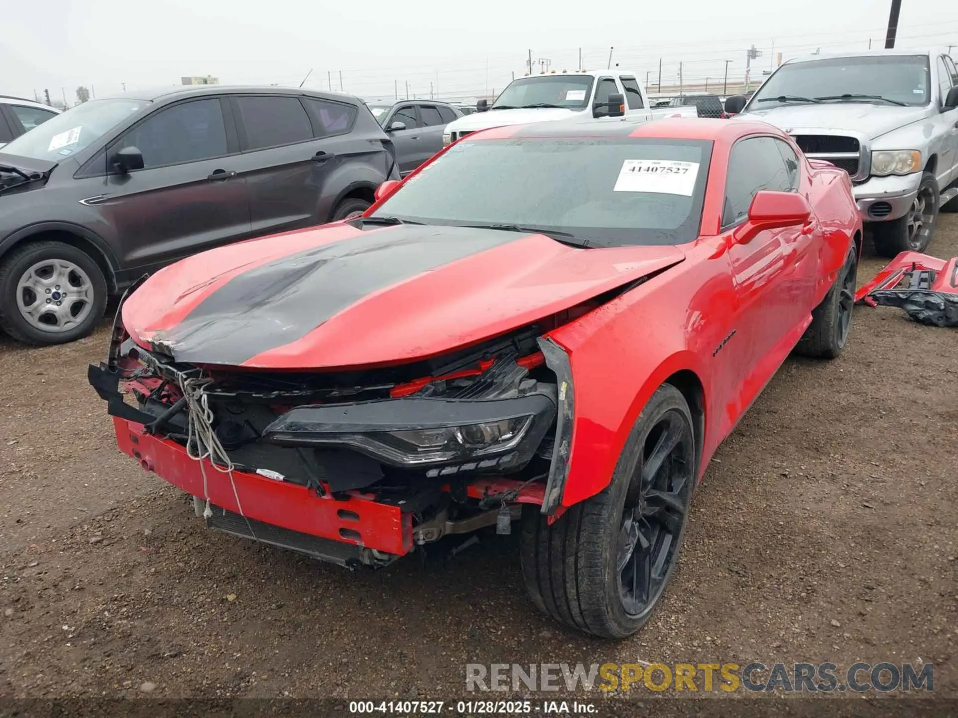 2 Фотография поврежденного автомобиля 1G1FB1RX0M0139568 CHEVROLET CAMARO 2021