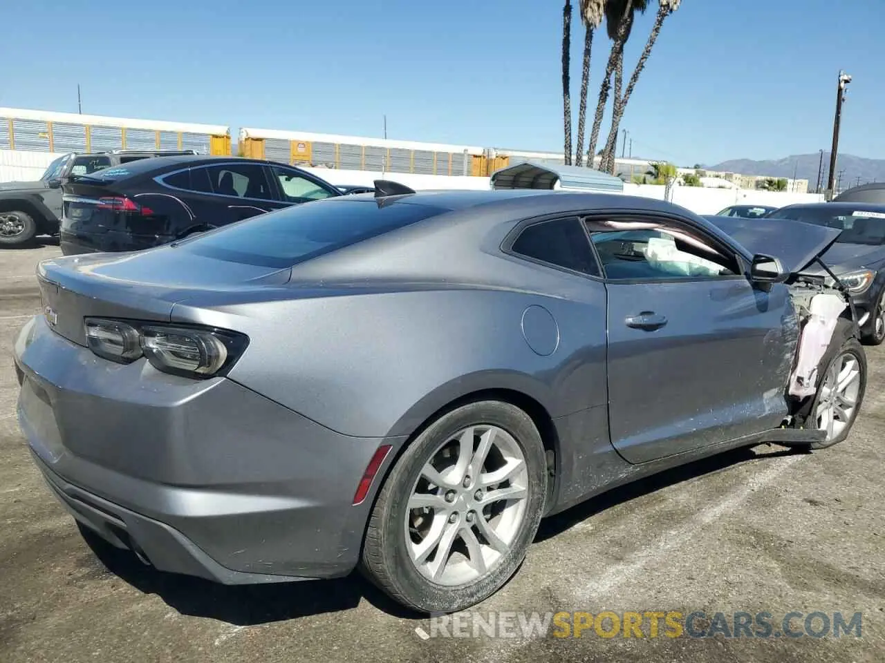 3 Photograph of a damaged car 1G1FB1RX0M0142714 CHEVROLET CAMARO 2021