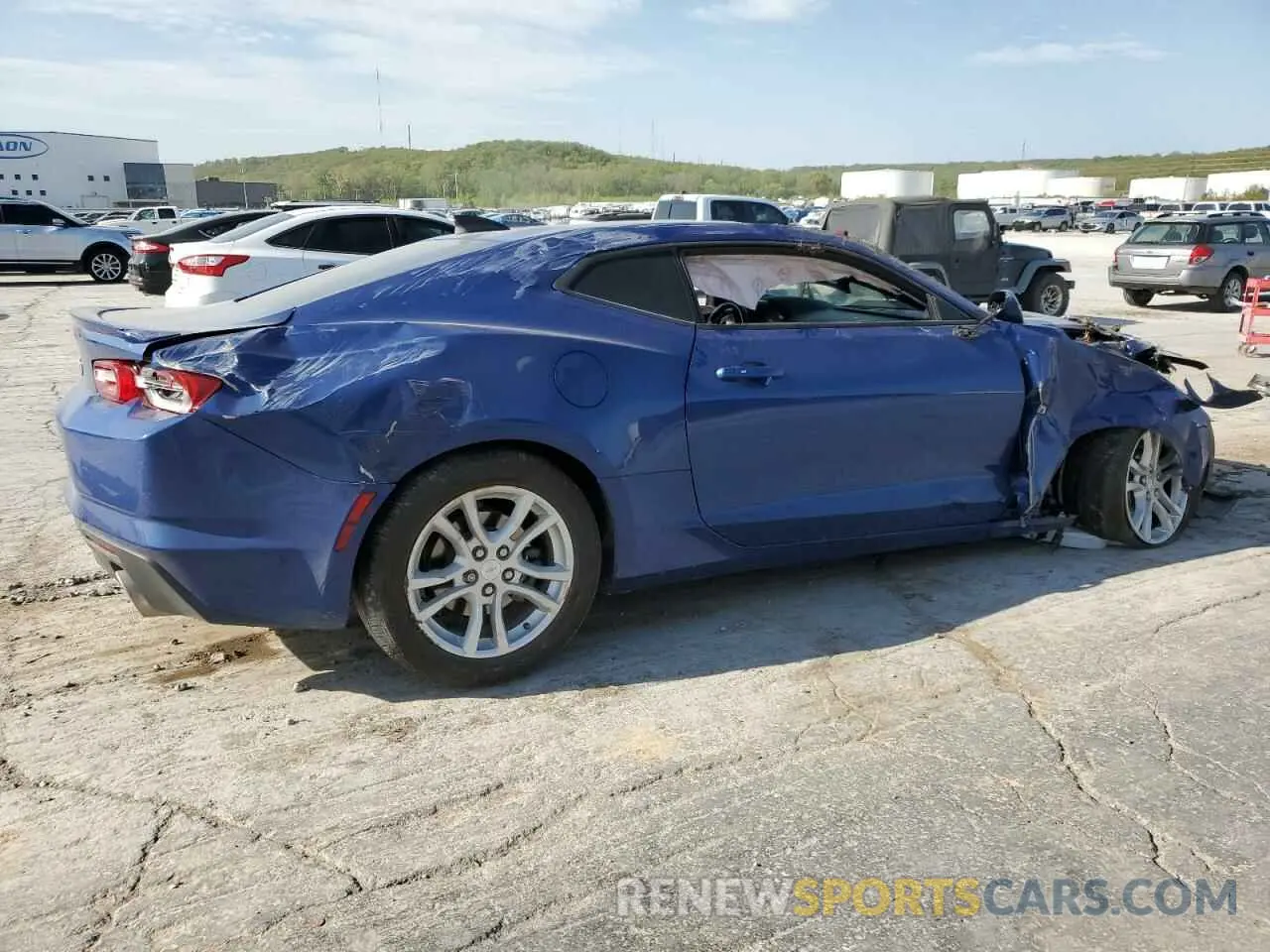 3 Фотография поврежденного автомобиля 1G1FB1RX1M0102061 CHEVROLET CAMARO 2021