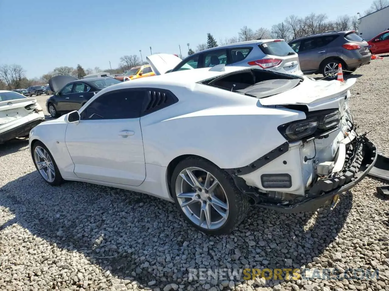 2 Photograph of a damaged car 1G1FB1RX7M0106843 CHEVROLET CAMARO 2021
