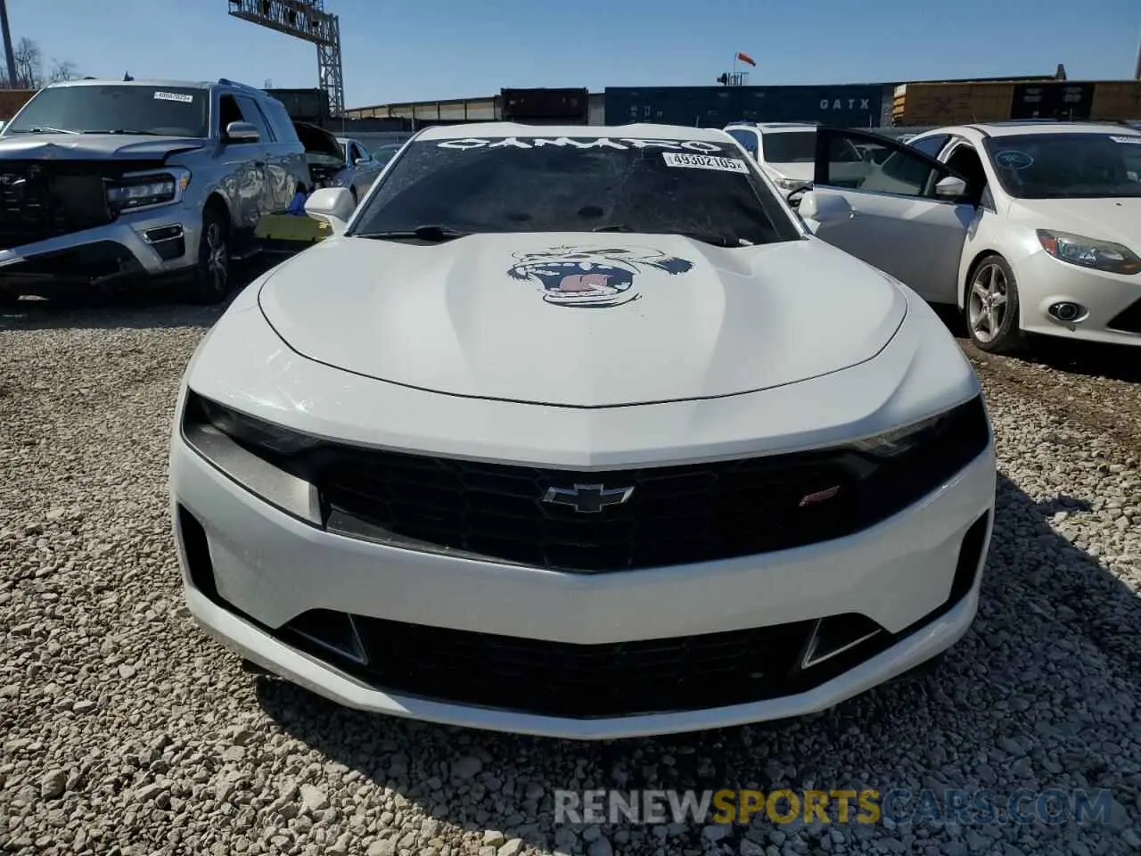 5 Photograph of a damaged car 1G1FB1RX7M0106843 CHEVROLET CAMARO 2021