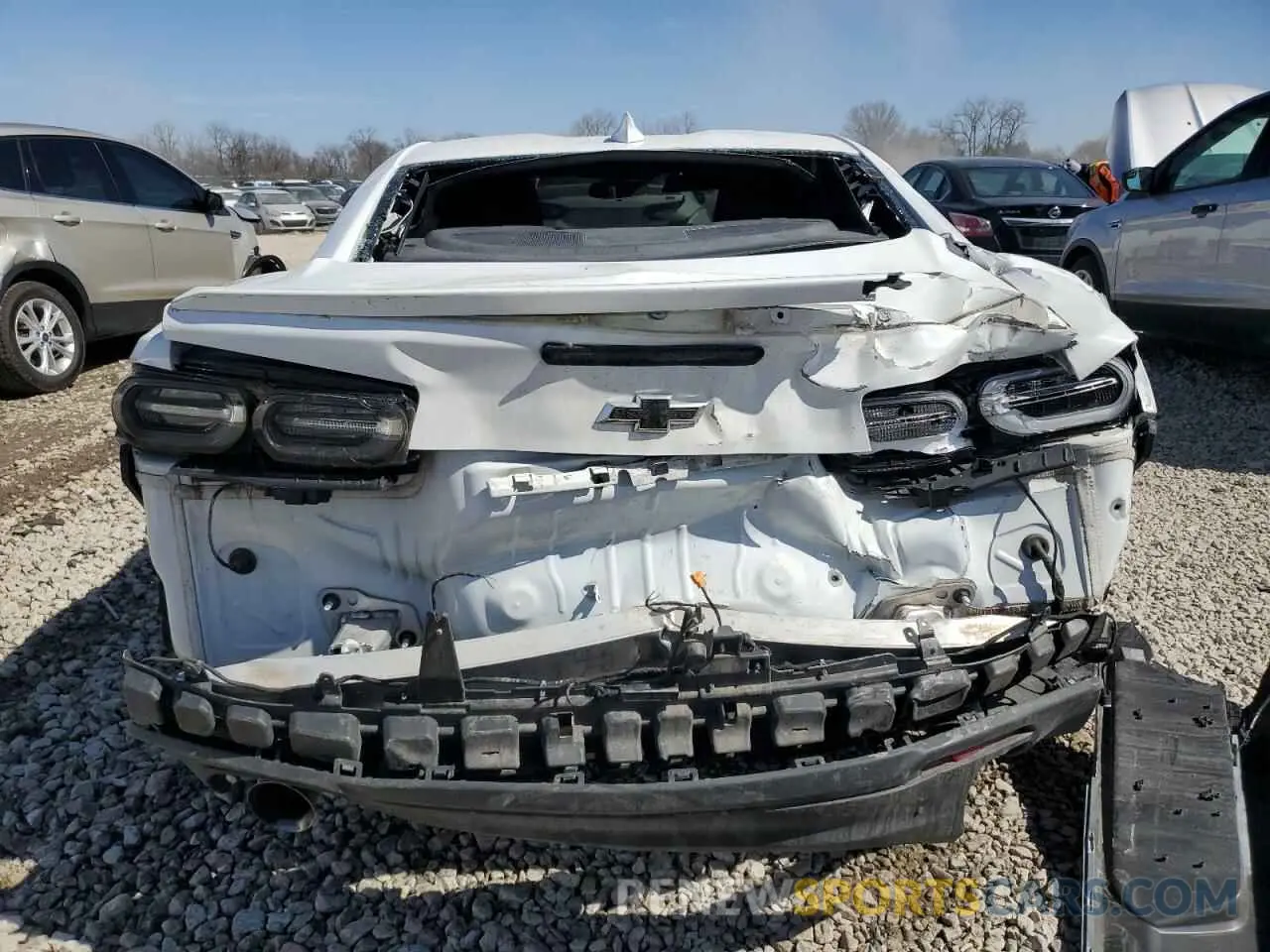6 Photograph of a damaged car 1G1FB1RX7M0106843 CHEVROLET CAMARO 2021
