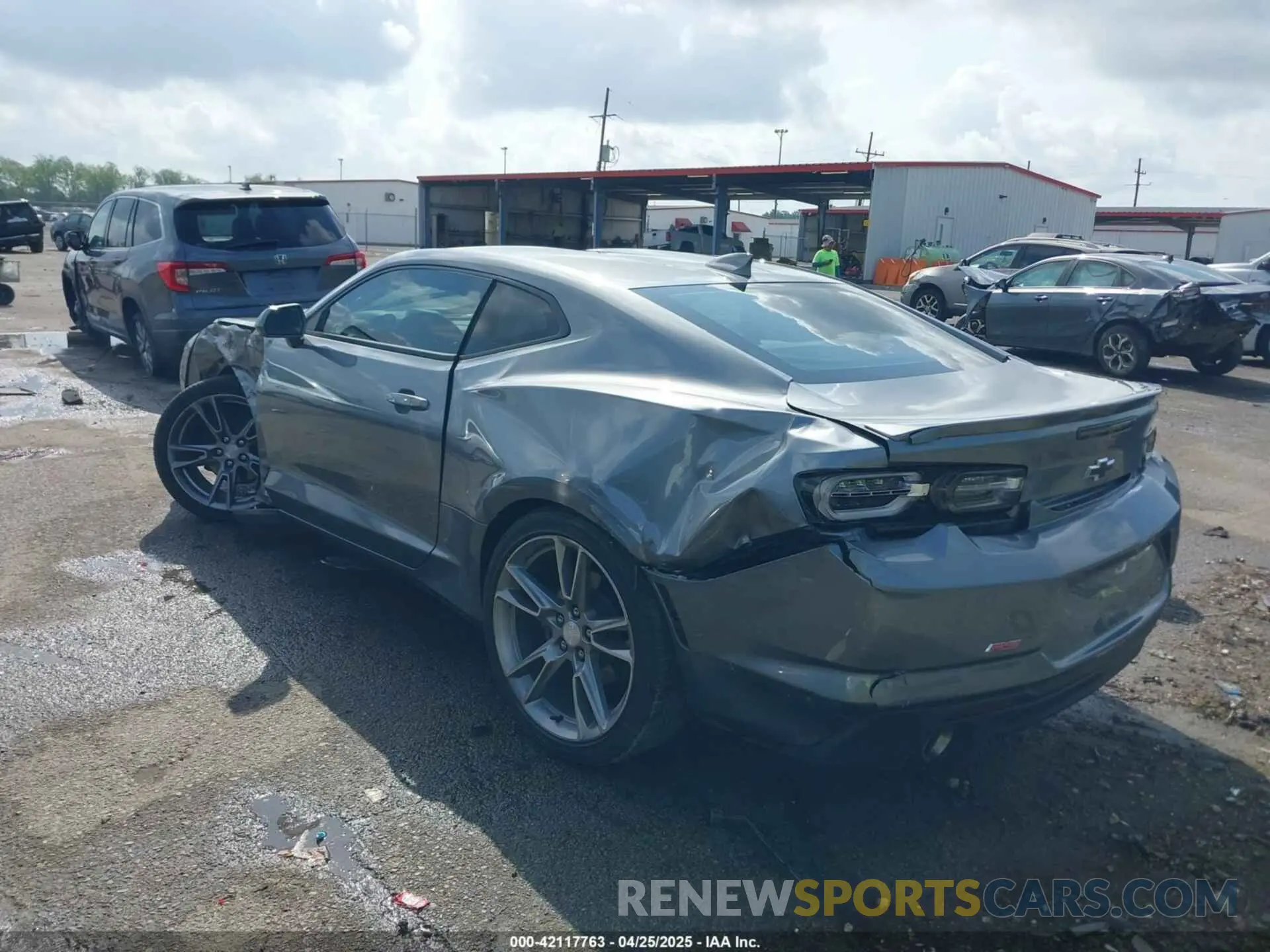 3 Photograph of a damaged car 1G1FB1RX7M0132519 CHEVROLET CAMARO 2021