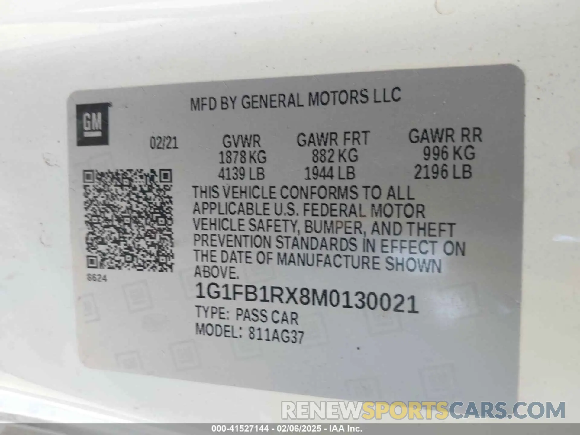 9 Фотография поврежденного автомобиля 1G1FB1RX8M0130021 CHEVROLET CAMARO 2021