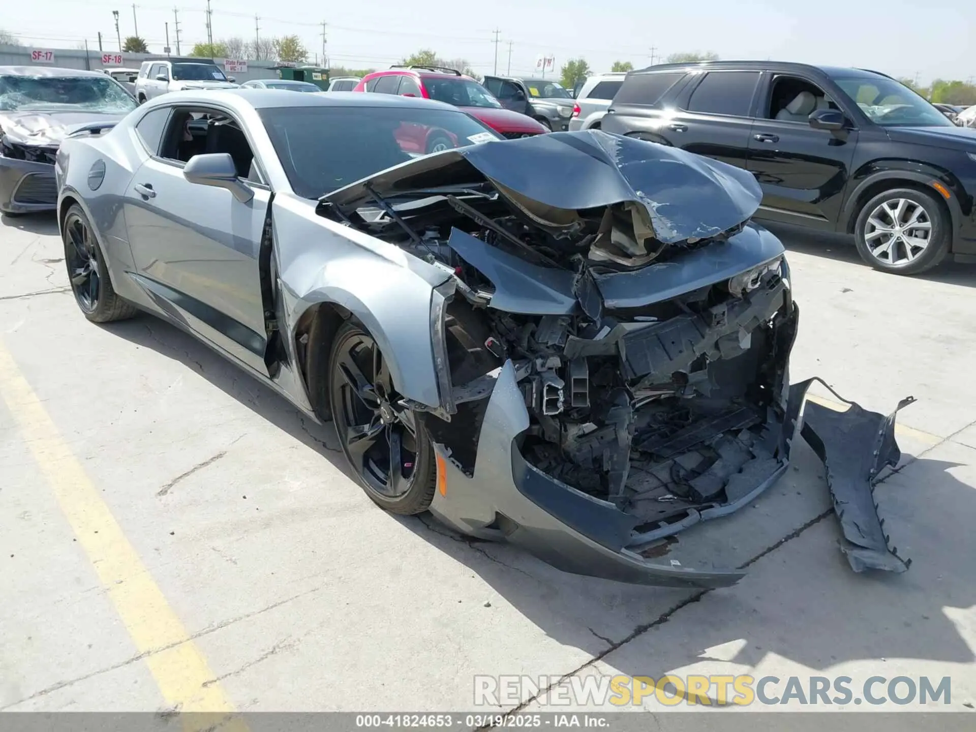 1 Photograph of a damaged car 1G1FB1RX9M0125698 CHEVROLET CAMARO 2021