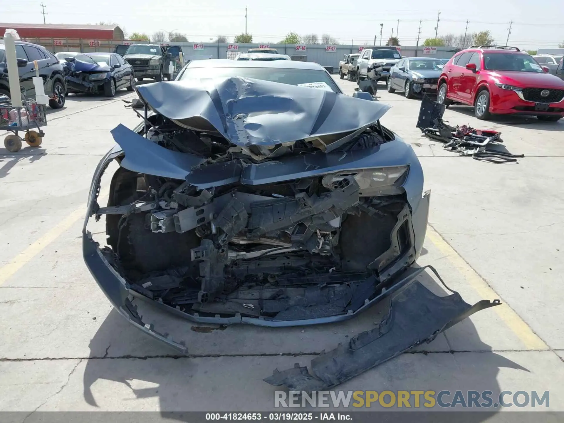 12 Photograph of a damaged car 1G1FB1RX9M0125698 CHEVROLET CAMARO 2021