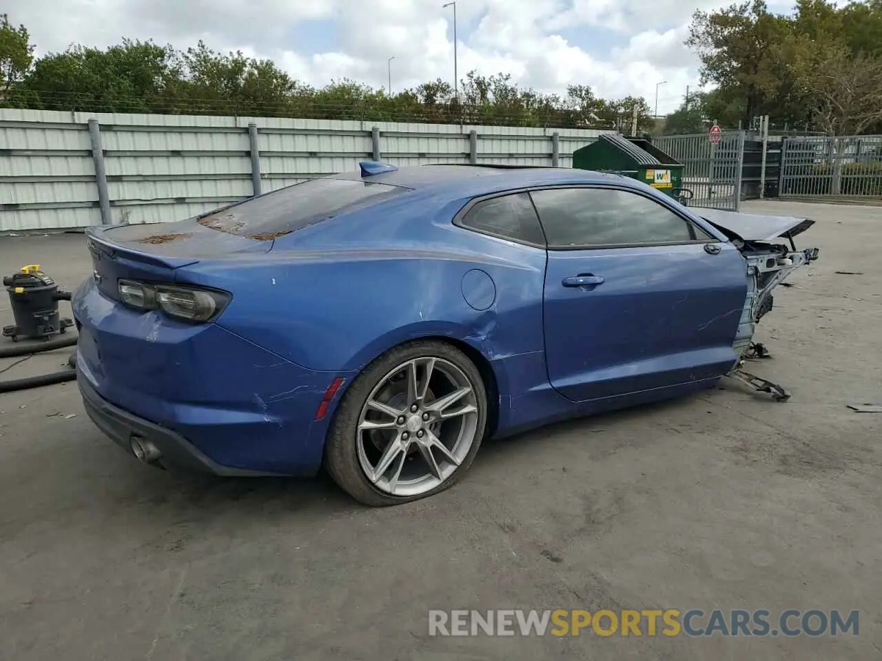 3 Photograph of a damaged car 1G1FD1RS3M0108989 CHEVROLET CAMARO 2021