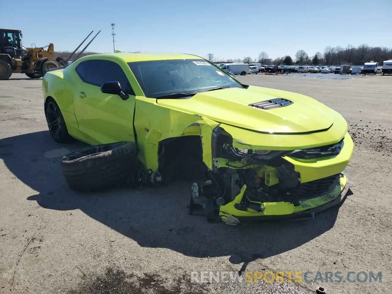 4 Photograph of a damaged car 1G1FE1R76M0105173 CHEVROLET CAMARO 2021