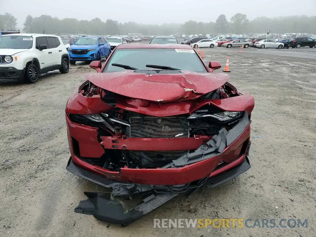 5 Фотография поврежденного автомобиля 1G1FE1R7XM0124664 CHEVROLET CAMARO 2021