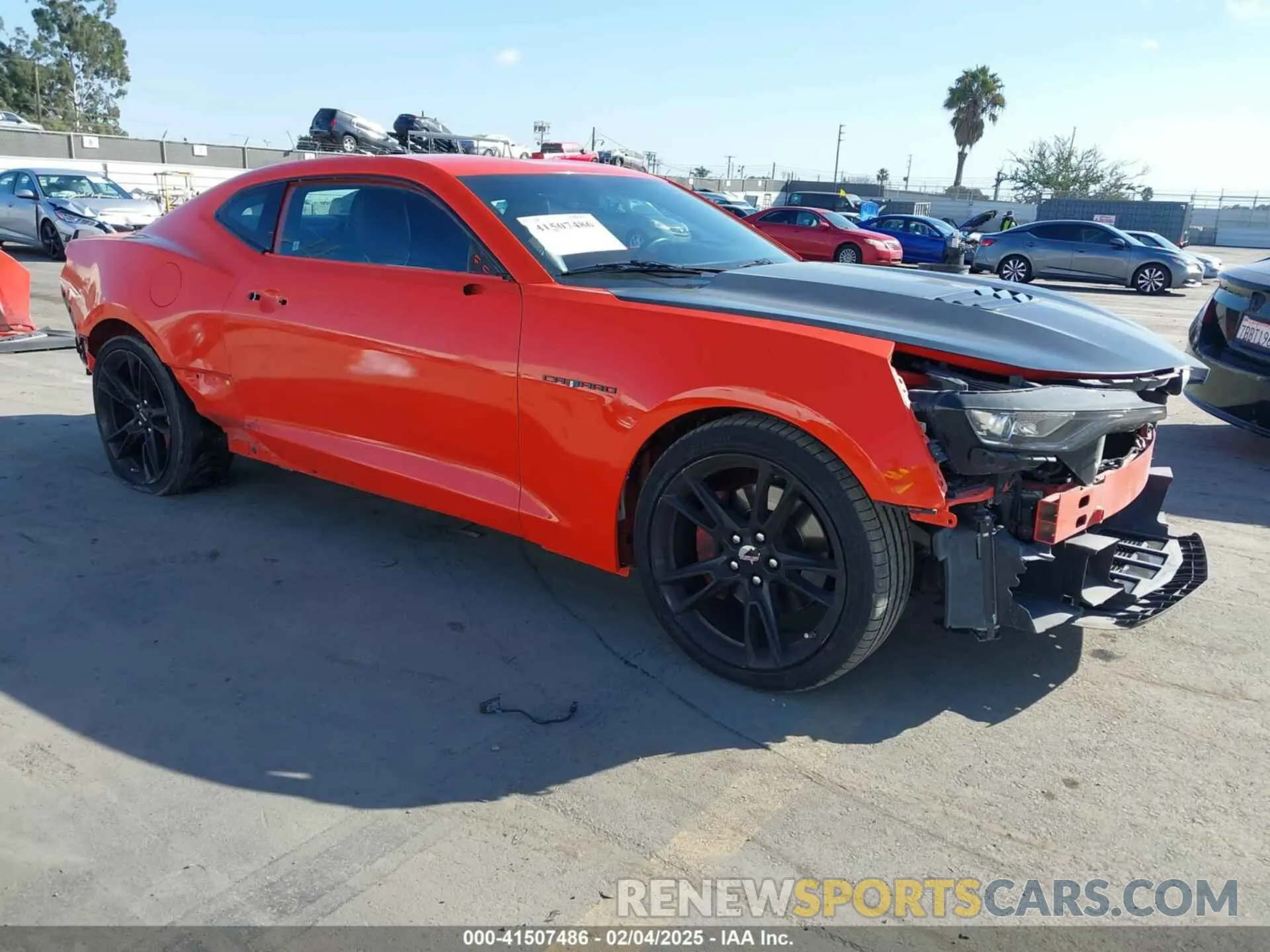 1 Photograph of a damaged car 1G1FF1R75M0104335 CHEVROLET CAMARO 2021