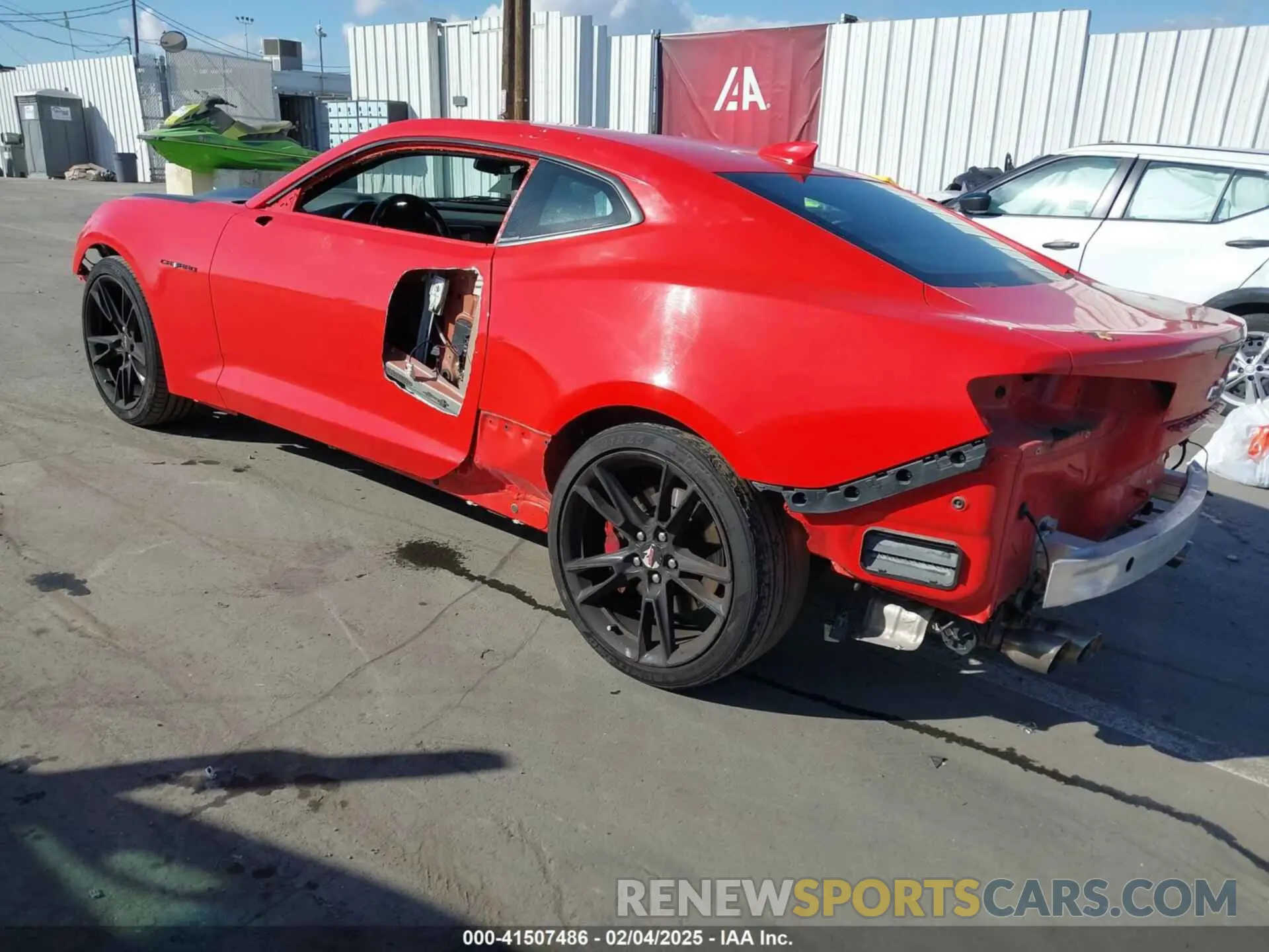 3 Photograph of a damaged car 1G1FF1R75M0104335 CHEVROLET CAMARO 2021