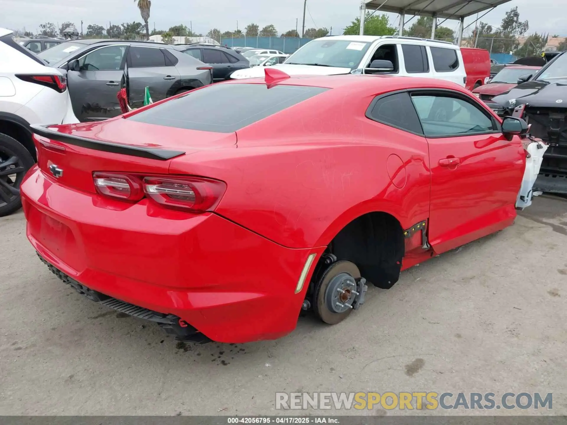 4 Фотография поврежденного автомобиля 1G1FF1R75M0139537 CHEVROLET CAMARO 2021