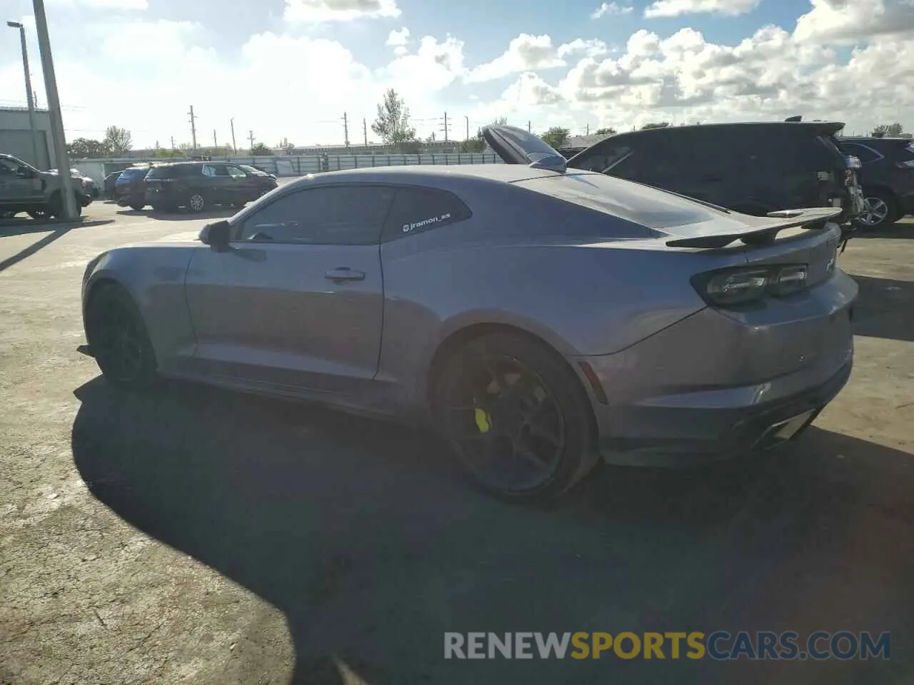 2 Фотография поврежденного автомобиля 1G1FF1R7XM0102340 CHEVROLET CAMARO 2021