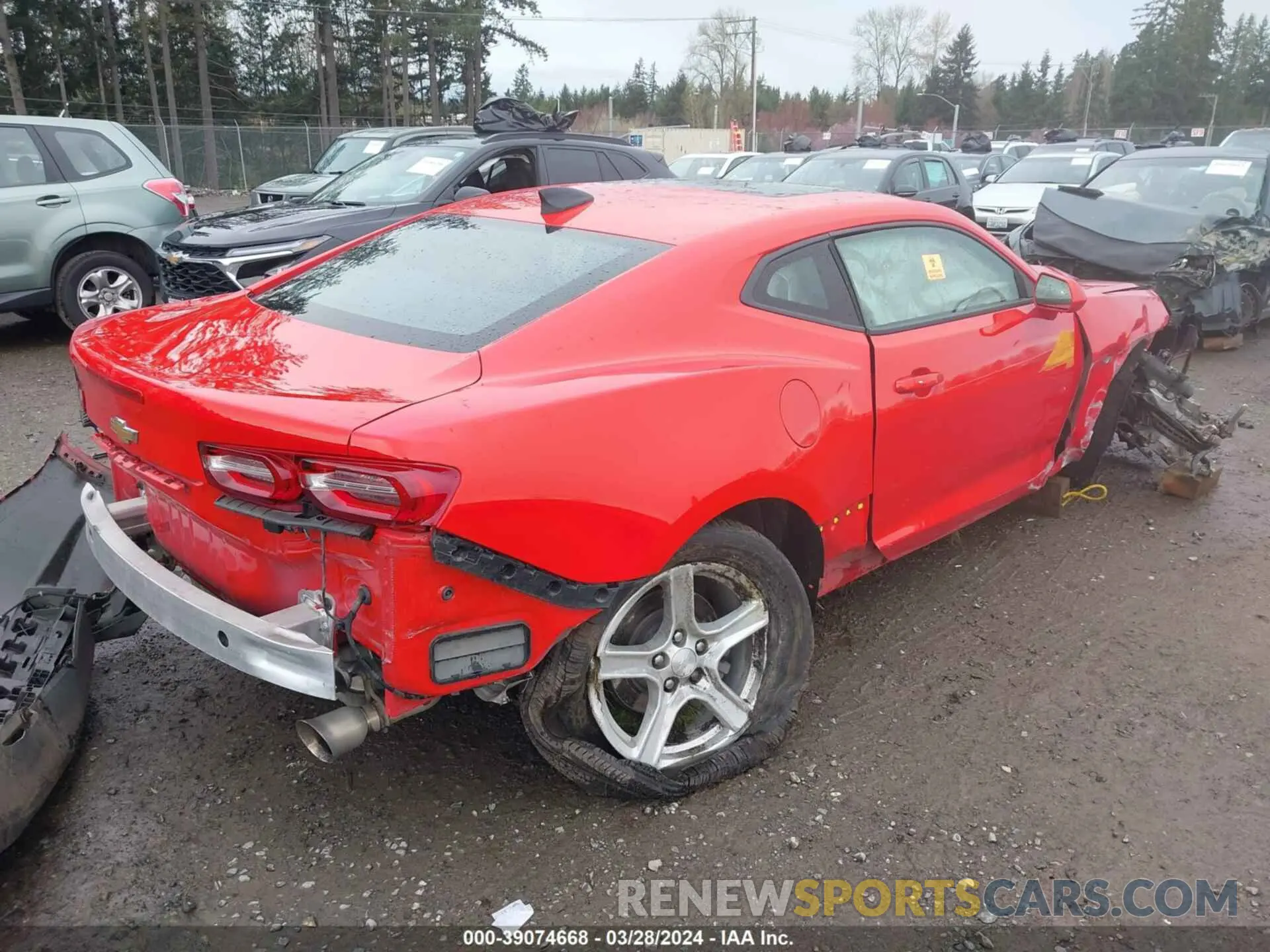 4 Фотография поврежденного автомобиля 1G1FB1RX0N0112968 CHEVROLET CAMARO 2022