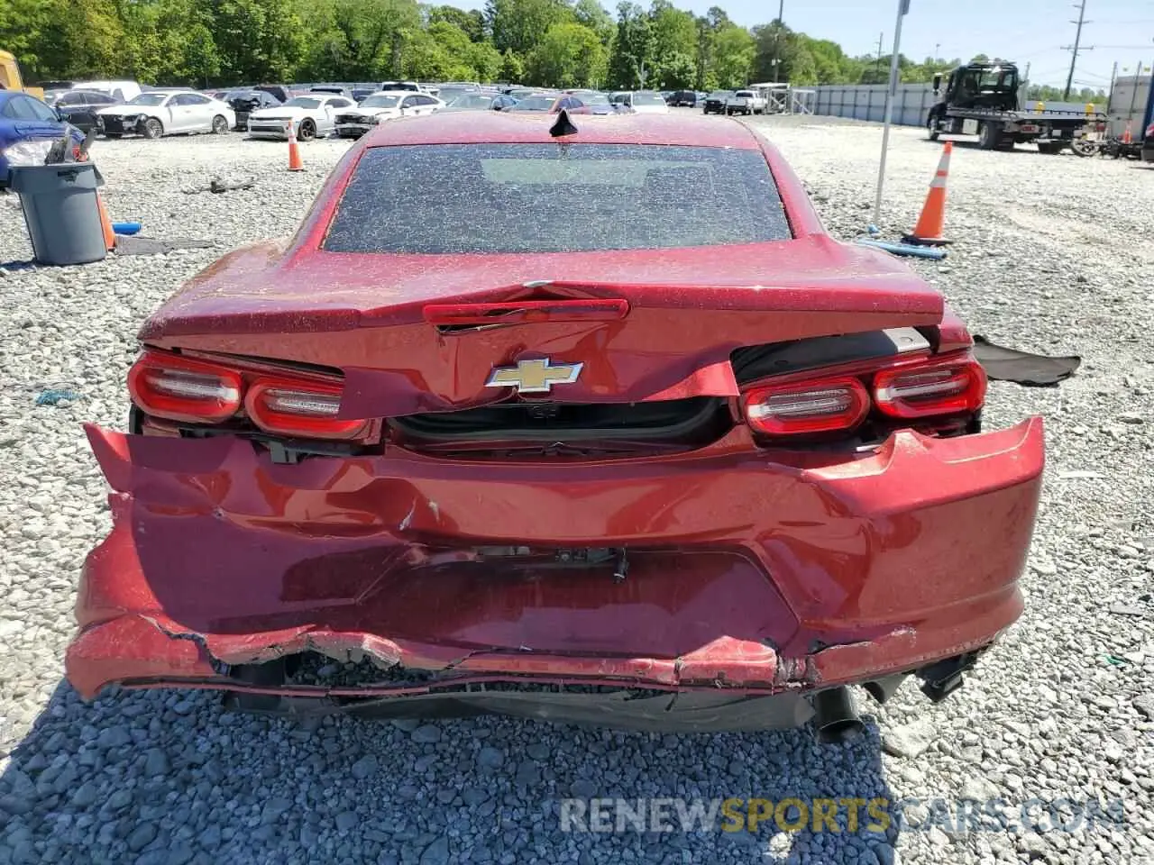 6 Photograph of a damaged car 1G1FB1RX2N0116794 CHEVROLET CAMARO 2022