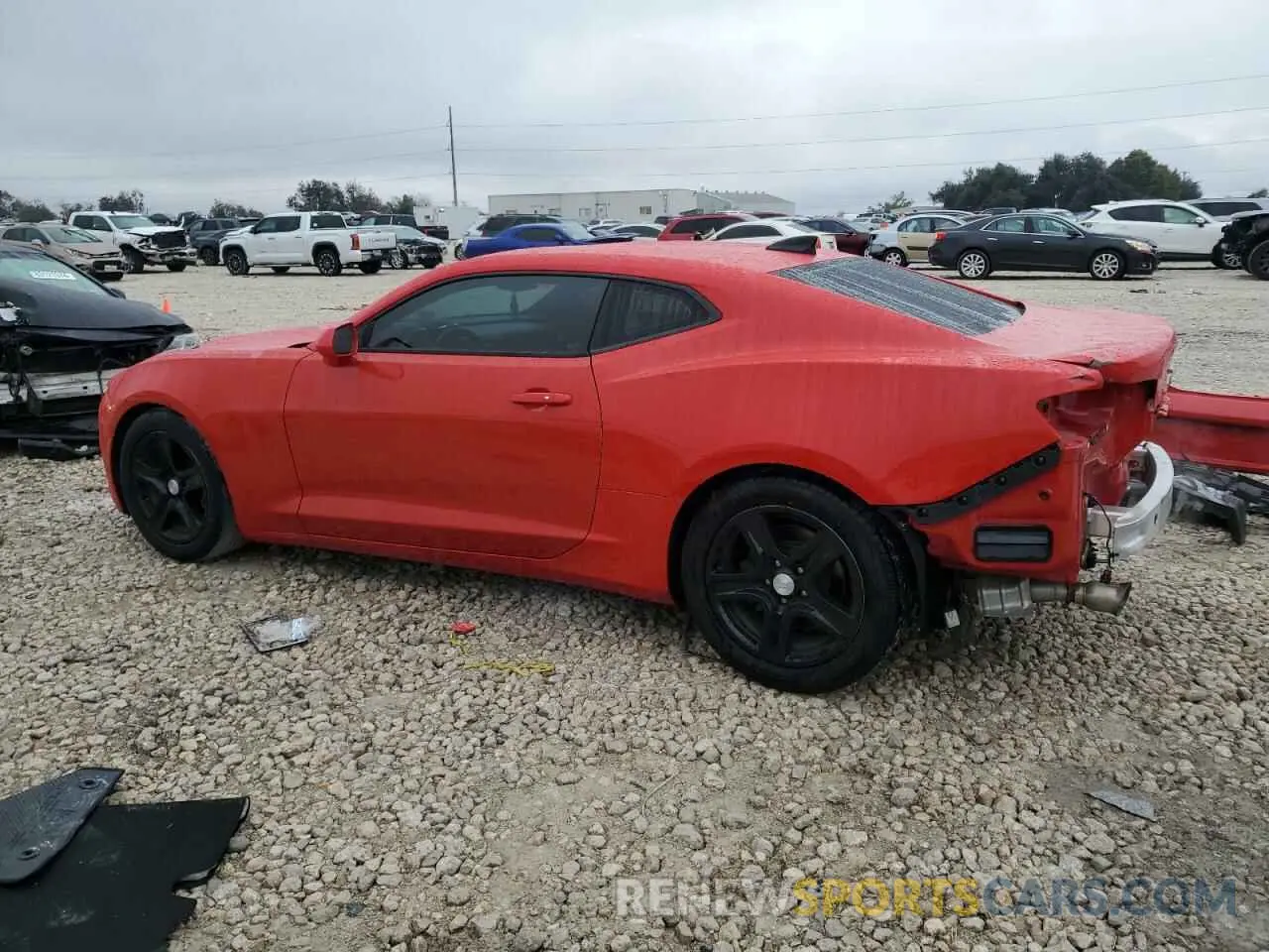 2 Photograph of a damaged car 1G1FB1RX6N0112702 CHEVROLET CAMARO 2022