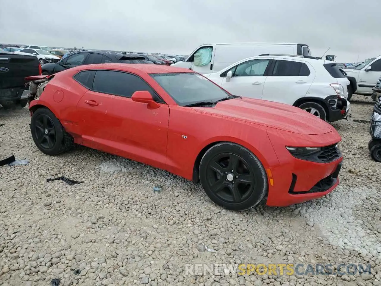 4 Photograph of a damaged car 1G1FB1RX6N0112702 CHEVROLET CAMARO 2022