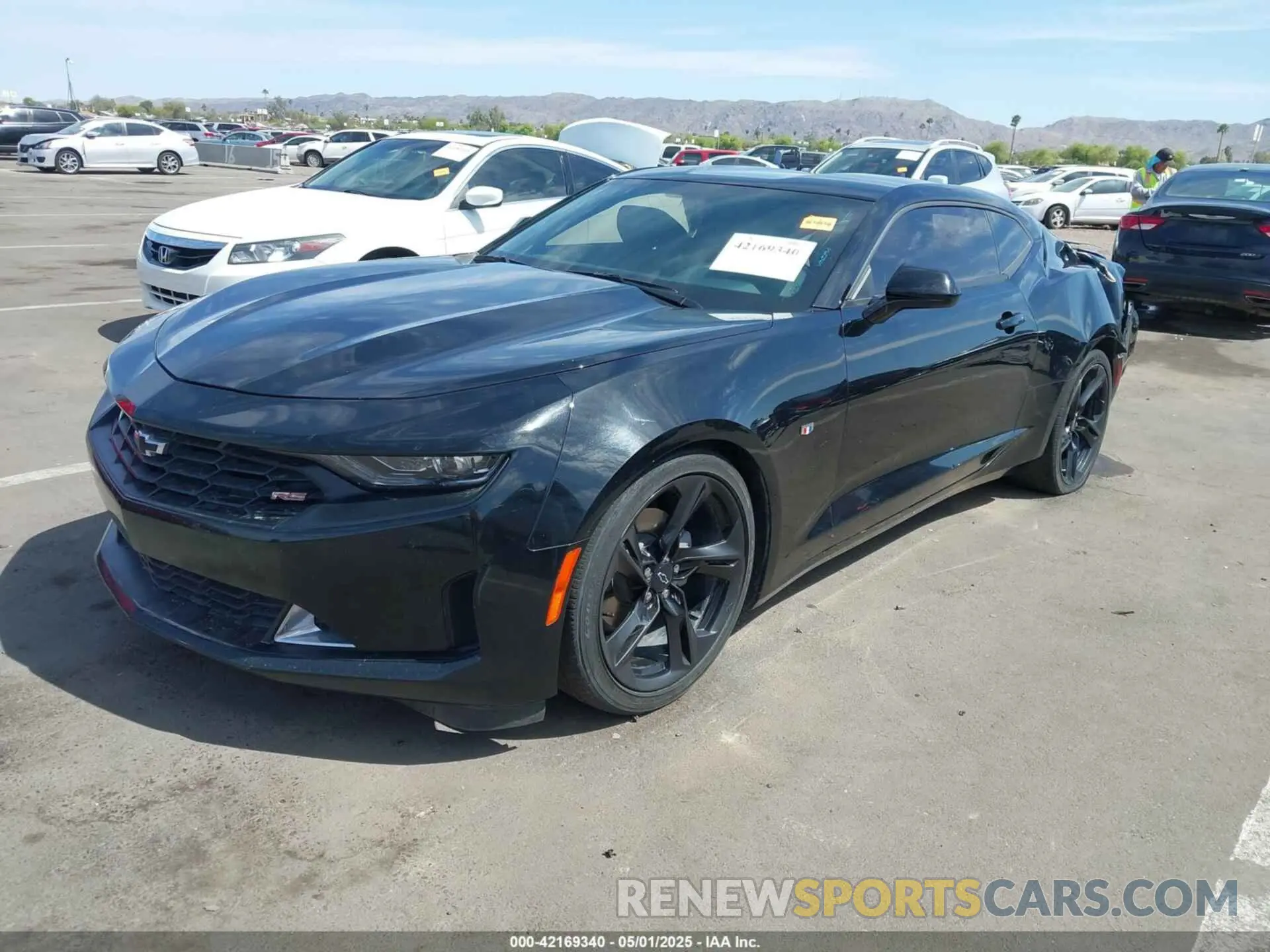 2 Photograph of a damaged car 1G1FB1RX8N0133146 CHEVROLET CAMARO 2022