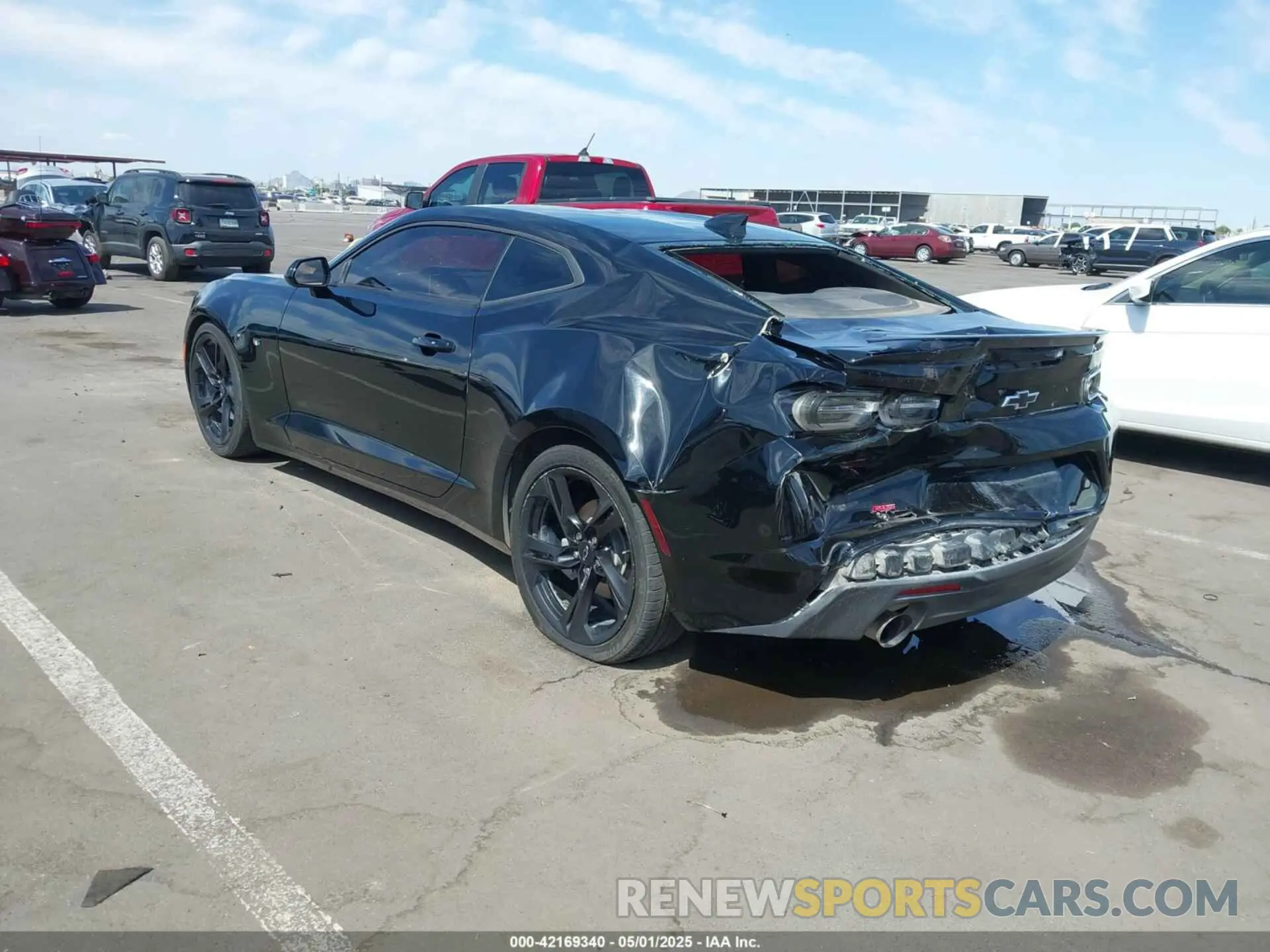 3 Photograph of a damaged car 1G1FB1RX8N0133146 CHEVROLET CAMARO 2022