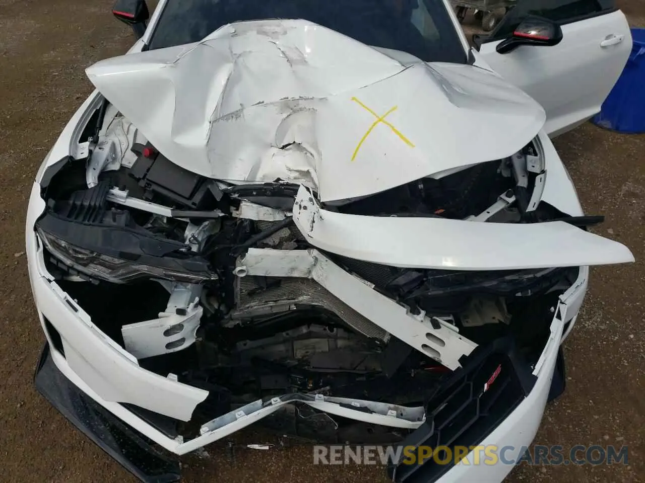 11 Photograph of a damaged car 1G1FC3DX0N0104482 CHEVROLET CAMARO 2022