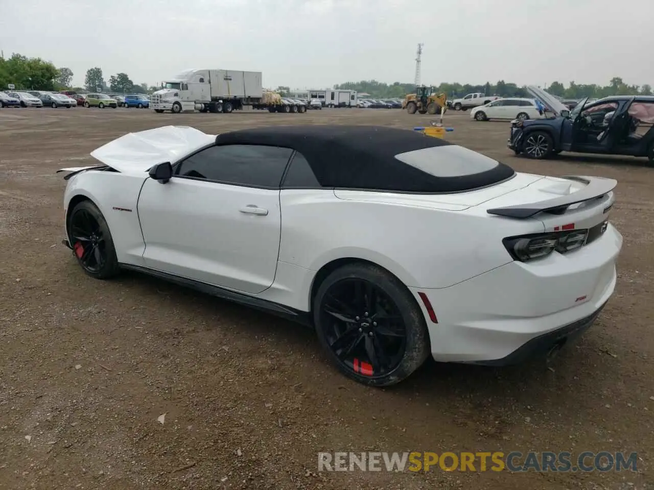 2 Photograph of a damaged car 1G1FC3DX0N0104482 CHEVROLET CAMARO 2022